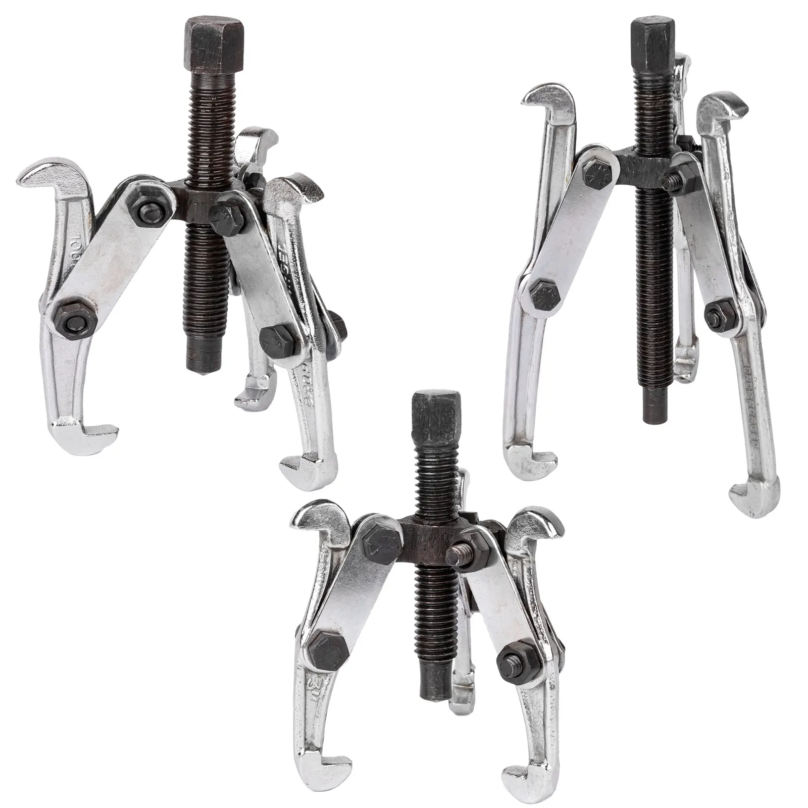 Zestaw ściągaczy 3-ramiennych do łożysk trójramienny ściągacz 3 szt.