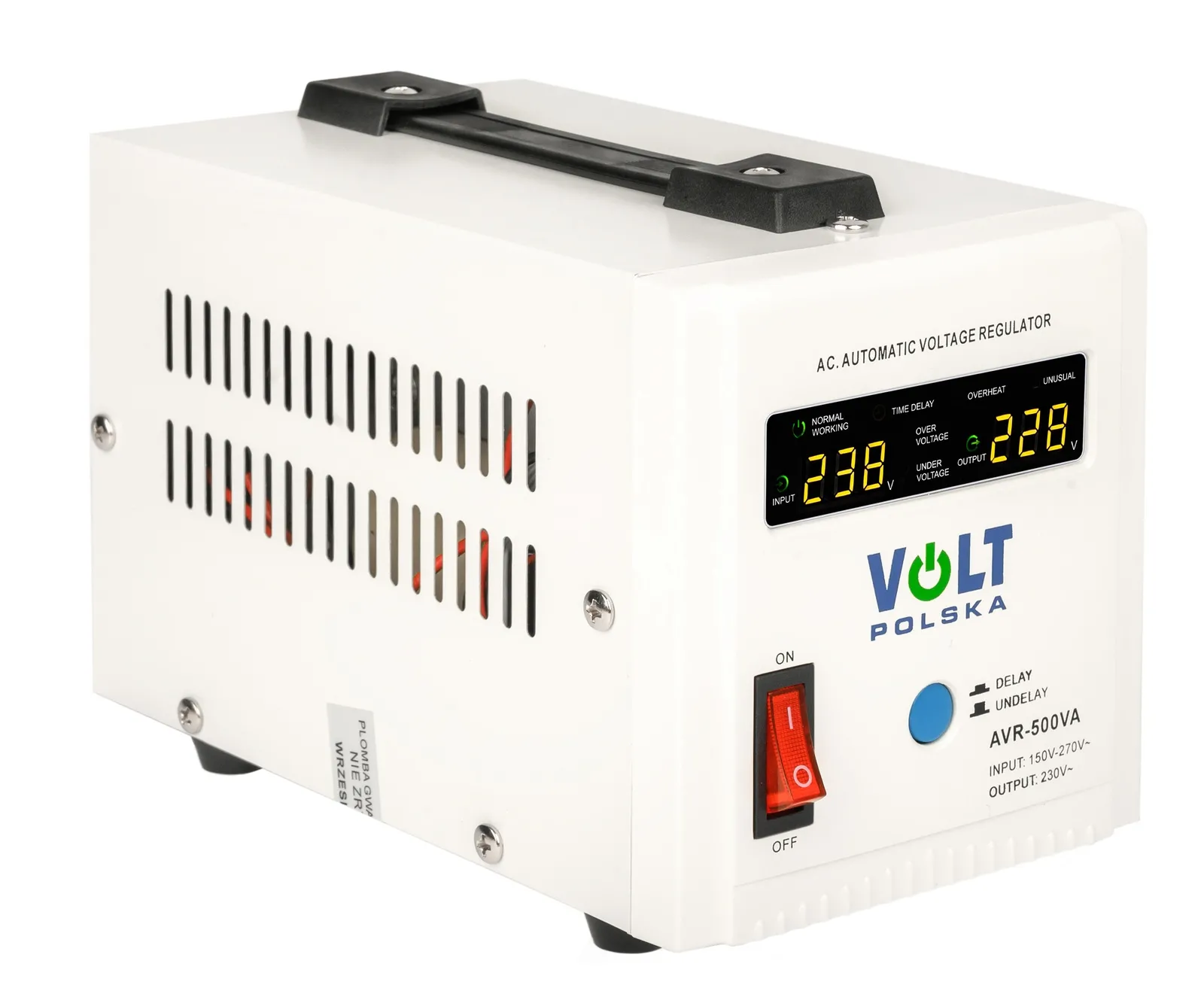 Stabilizator napięcia AVR 500 VA do agregat VOLT POLSKA
