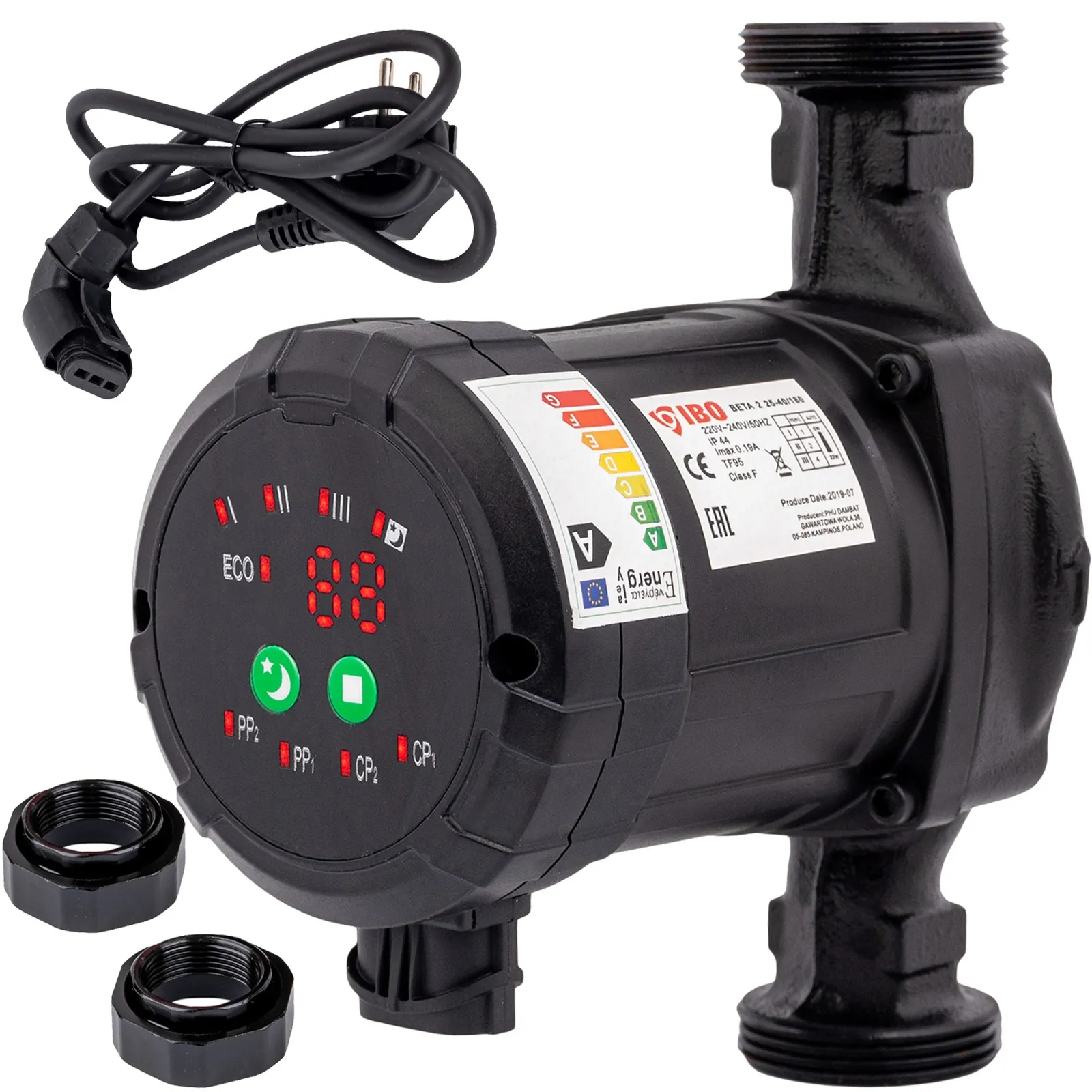 Pompa cyrkulacyjna obiegowa do pieca C.O. BETA 2 25-40/180 IBO