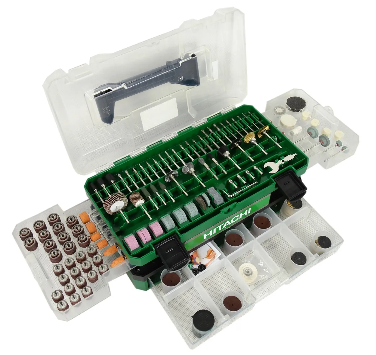 Zestaw szlifierski Hitachi 753949 do drewna metalu 389 sztuk