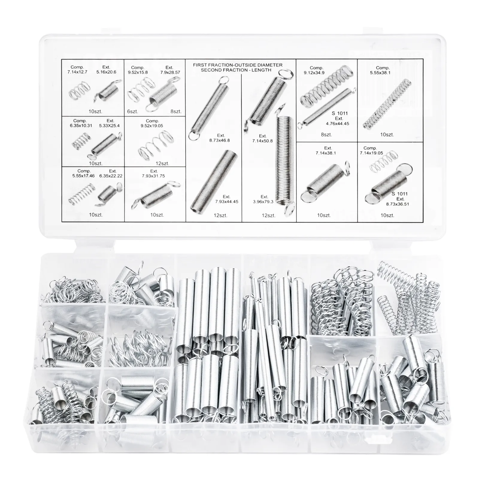 Zestaw sprężynek 200 elementów TRADE HOUSE