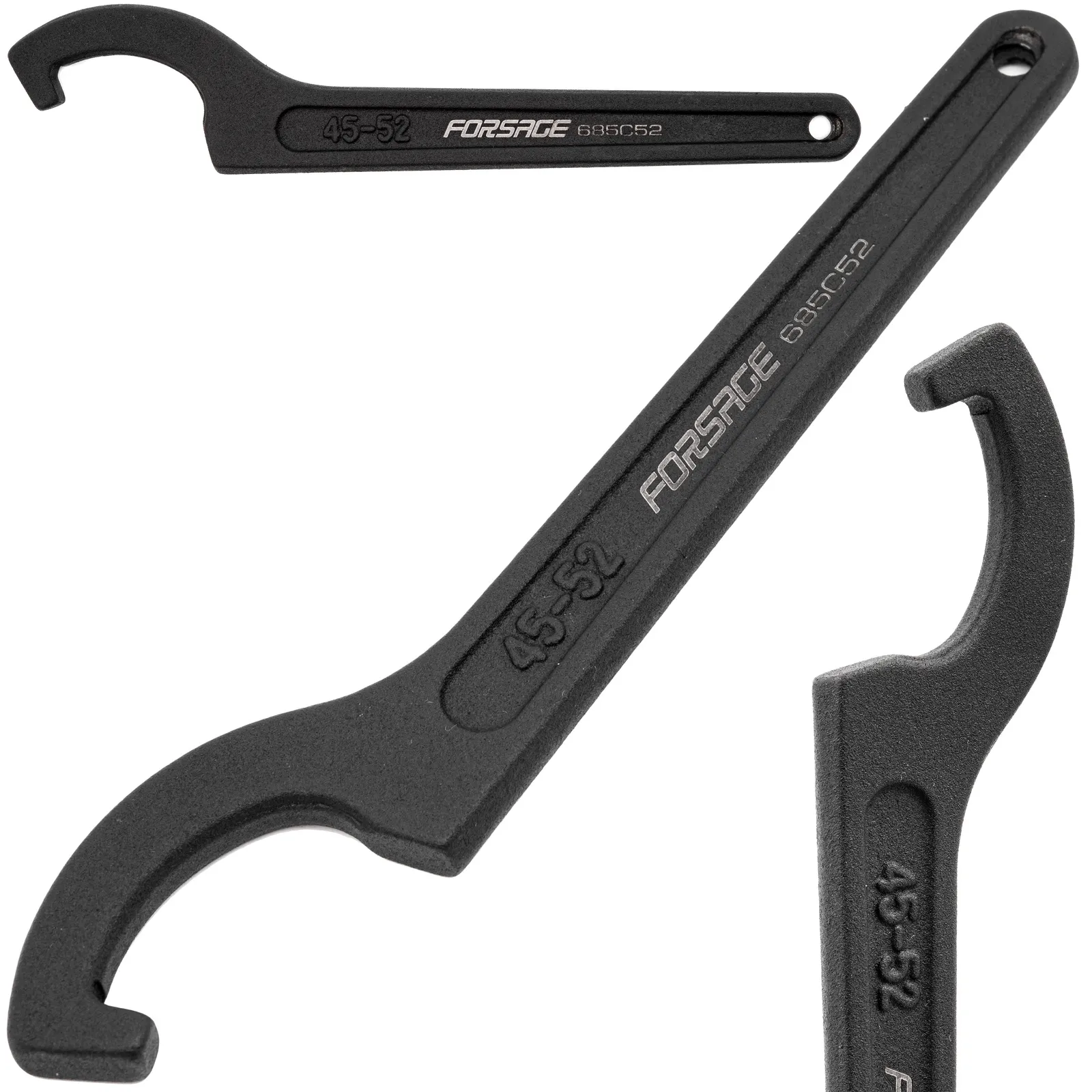 Klucz hakowy z noskiem do nakrętek RF - 45-52 mm FORSAGE