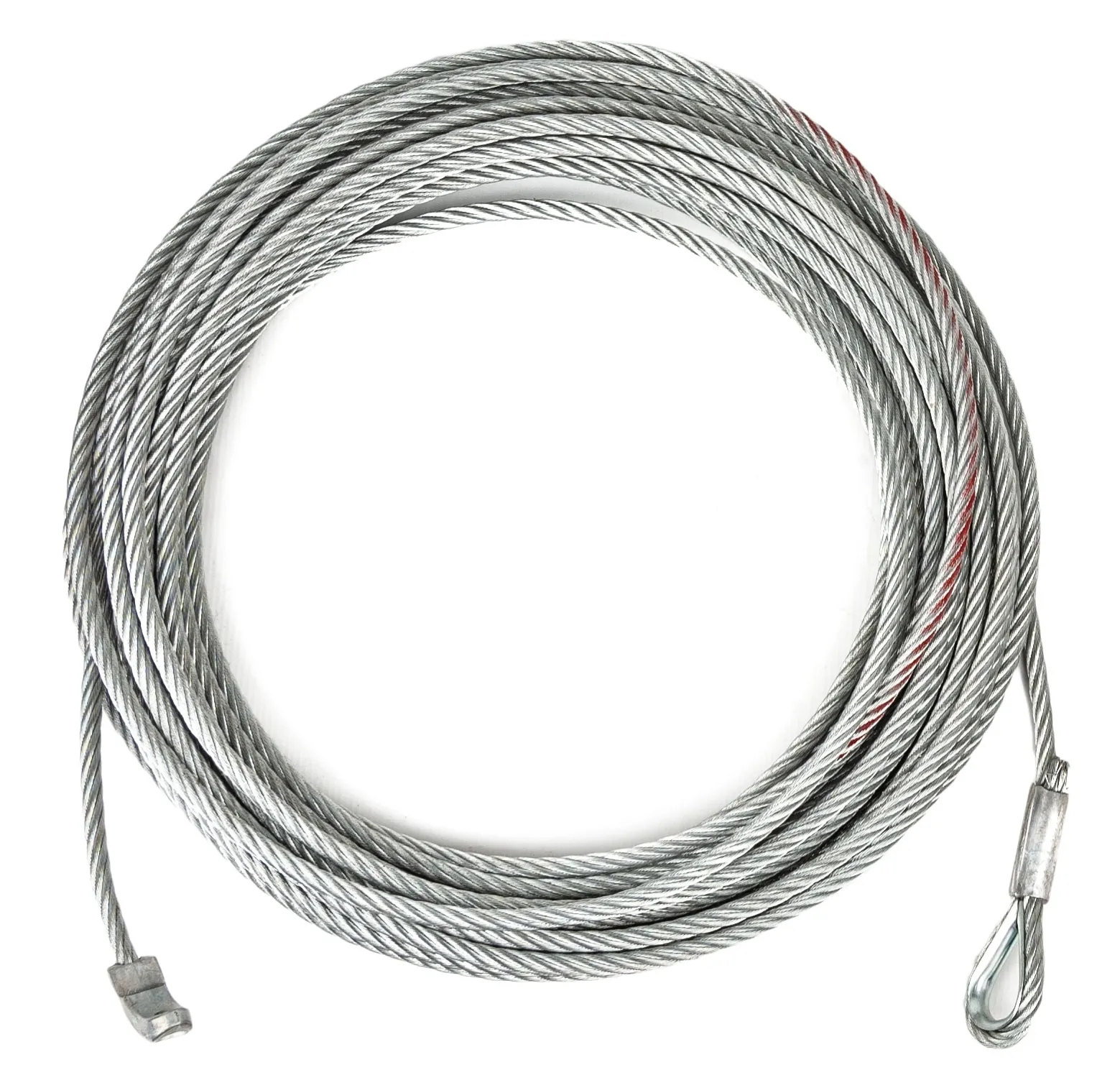 Lina stalowa do wyciągarki wciągarki 25m 9,5mm 7T Titanium Winch