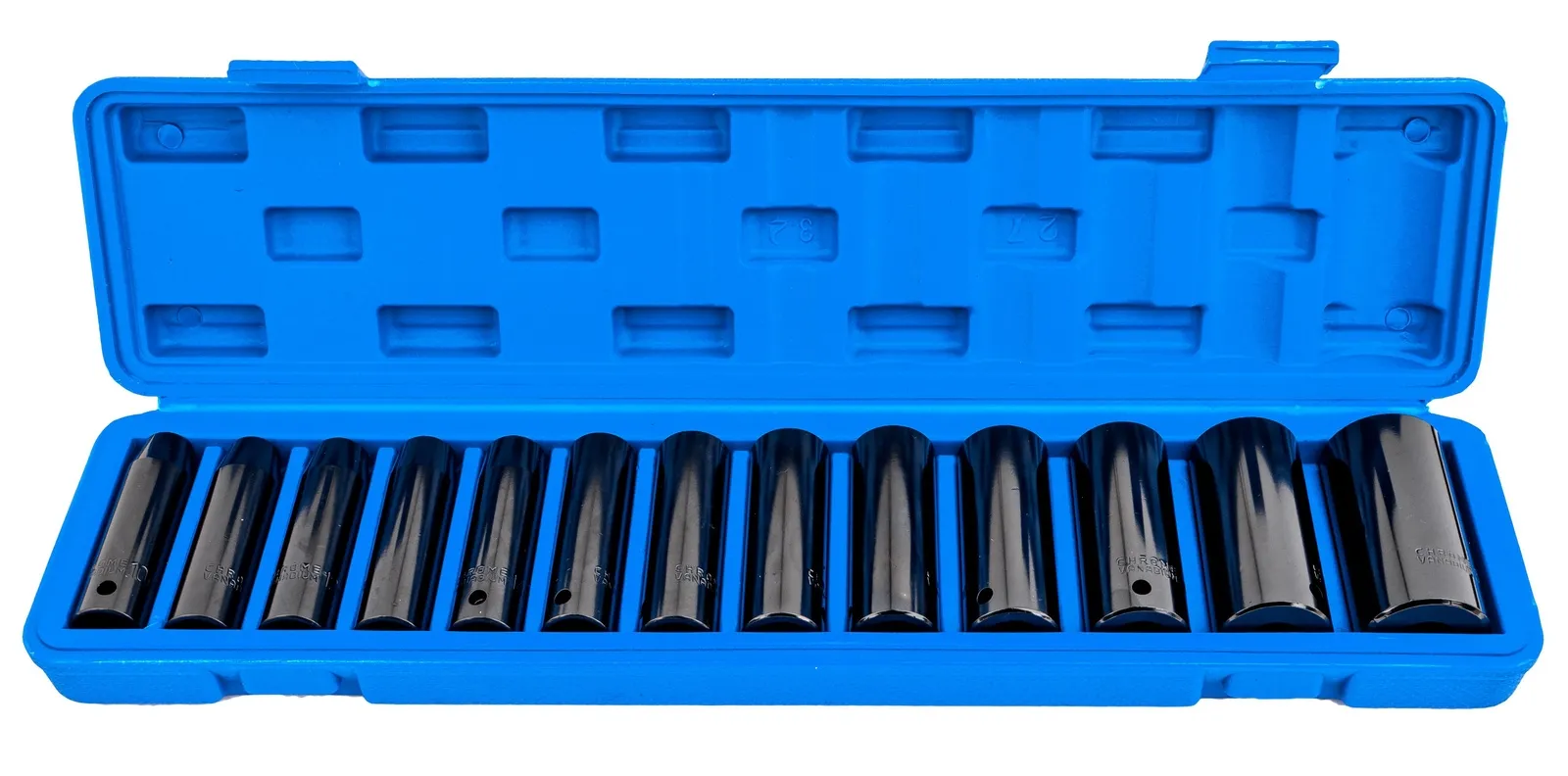 Klucz udarowy pneumatyczny kompozytowy 1/2" 1550Nm BJC + Nasadki 10-30mm