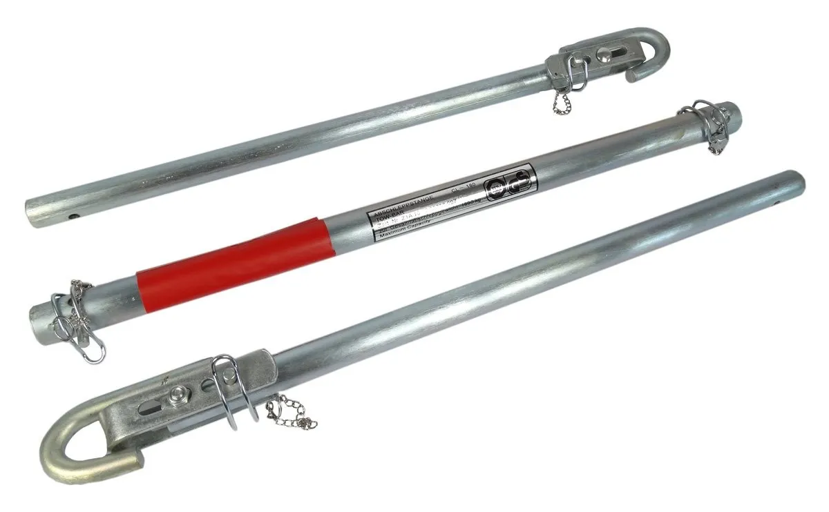 Hol sztywny holowanie 1800 kg TUV linka holownicza rozkładany CARPOINT