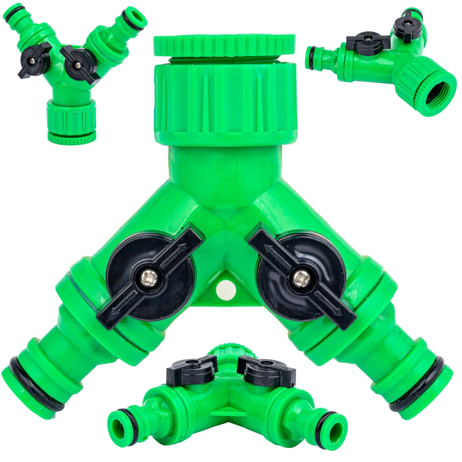 Trójnik z dwoma zaworami GW 3/4" z redukcją na 1/2" do nawadniania VOLT POLSKA