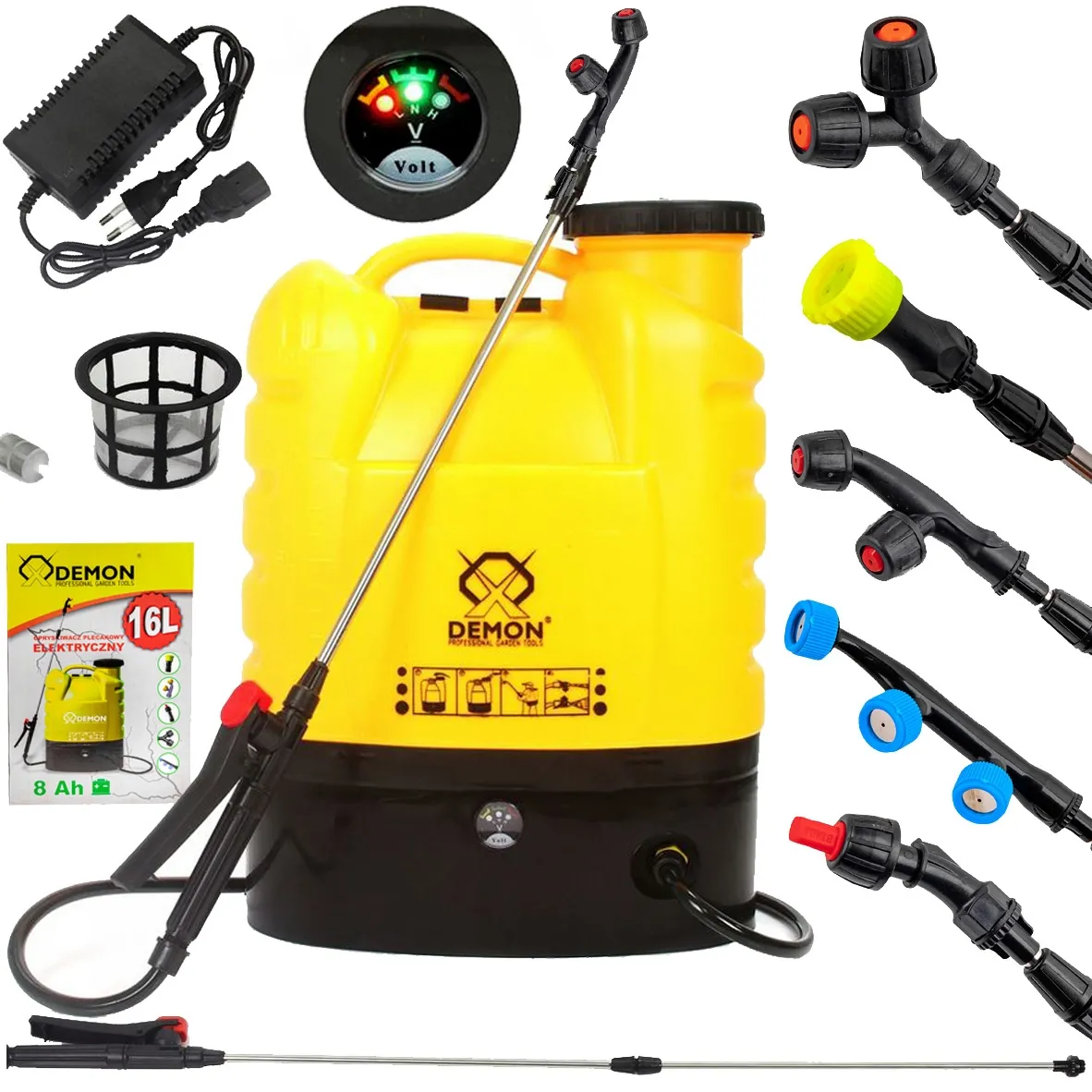 Opryskiwacz Elektryczny Plecakowy Akumulatorowy 16L DEMON