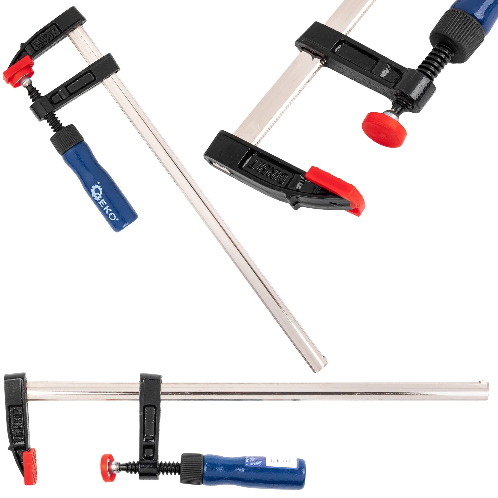 Ścisk zacisk stolarski zacisk uchwyt 50x300 mm Typ F GEKO