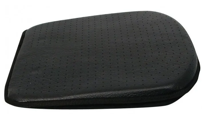 Poduszka na siedzenie skóropodobna czarna CARPOINT