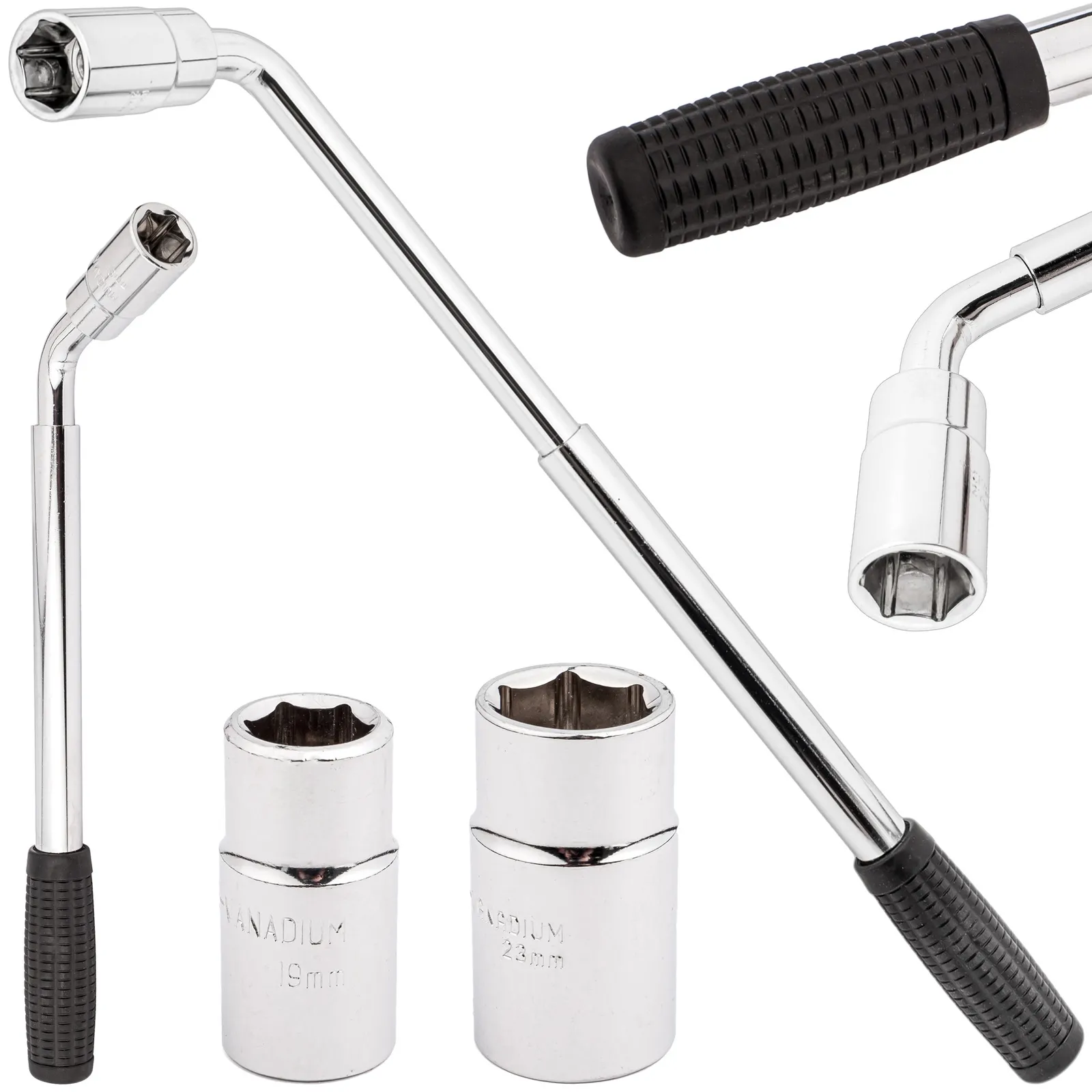 Klucz do kół teleskopowy 17-19mm oraz 21-23mm FALON-TECH