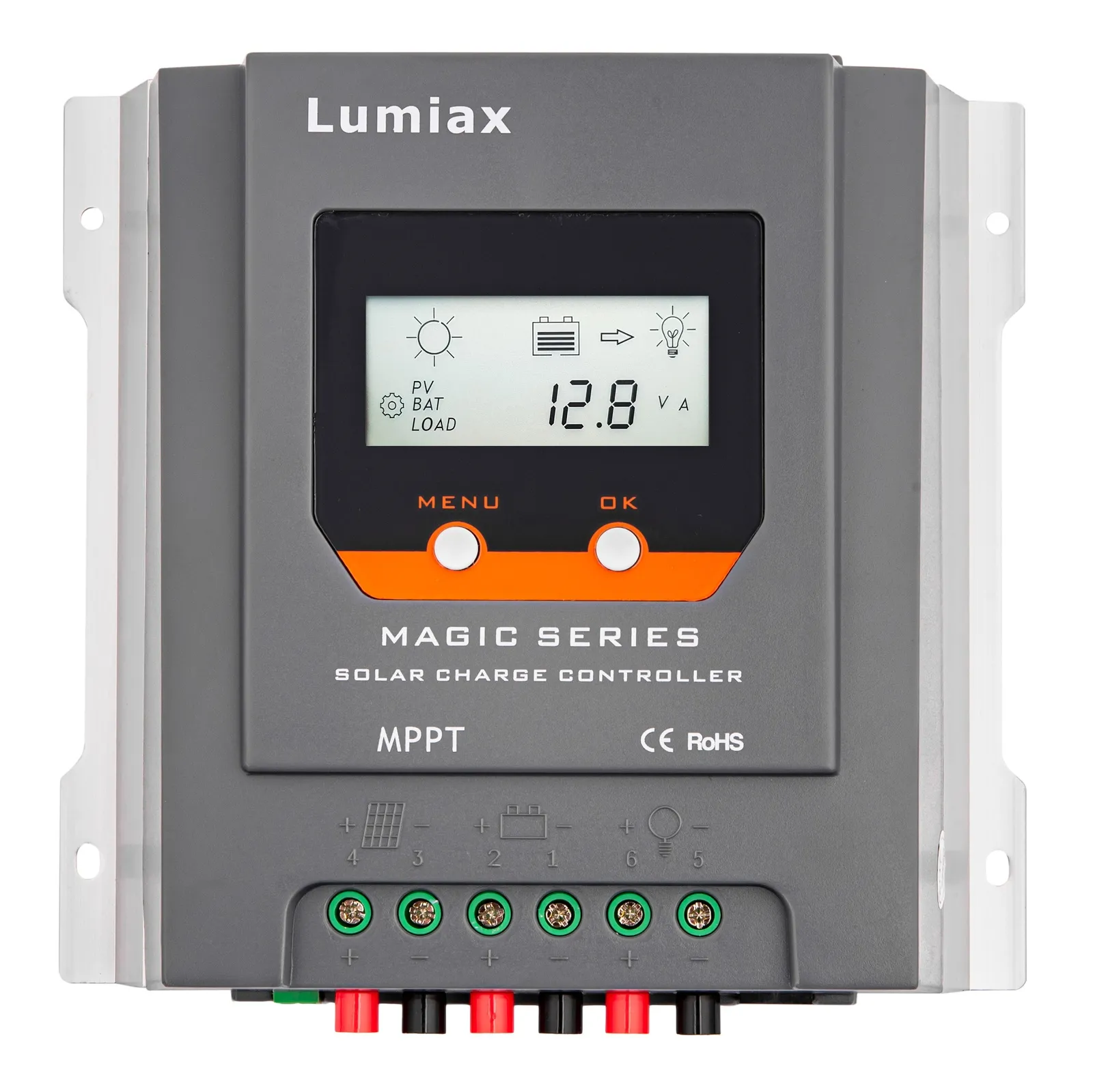 Regulator napięcia paneli fotowoltaicznych z panelem LCD 20A 12V-24V MPPT 4SUN
