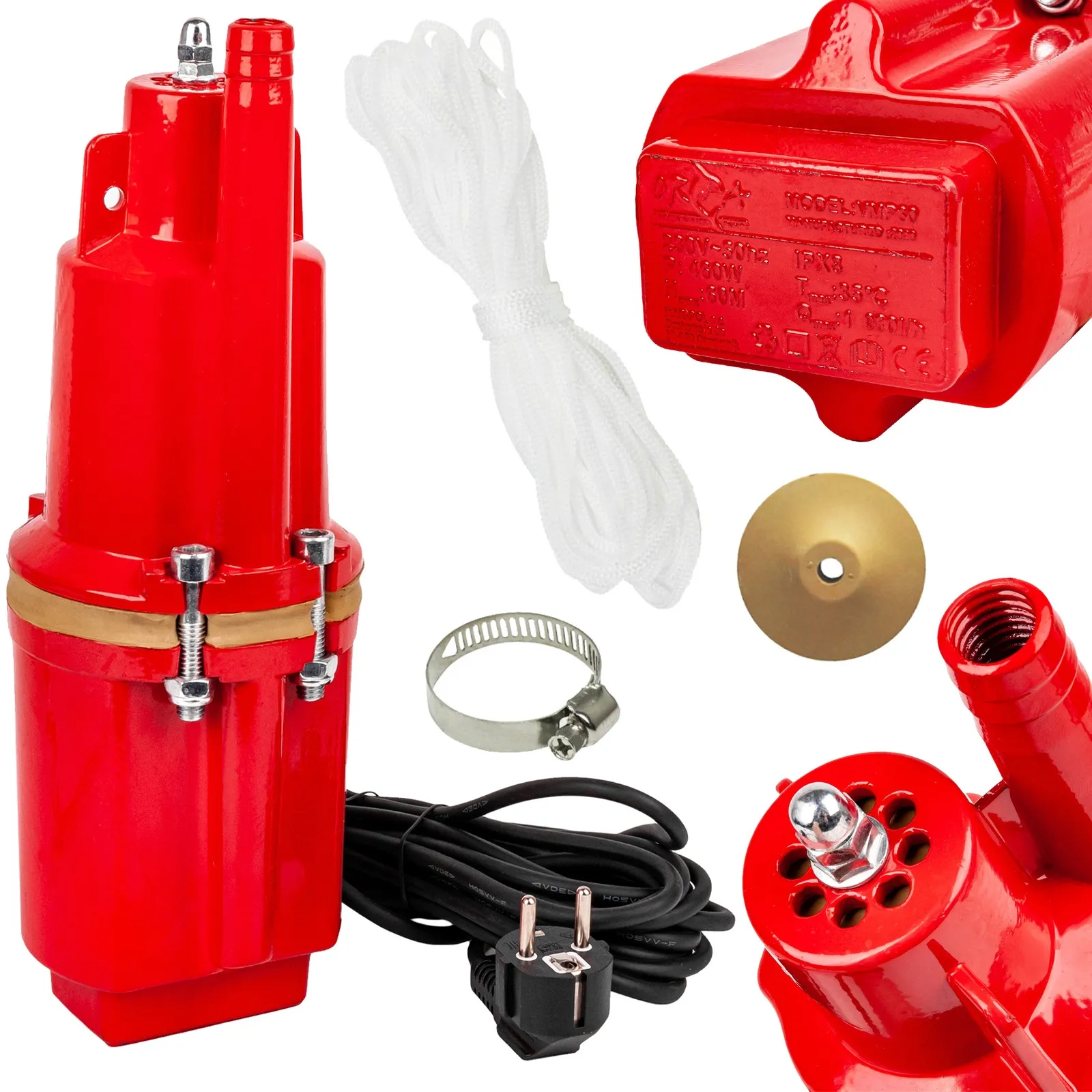 Pompa do wody membranowa głębinowa nurek górnossąca 460W ORCA