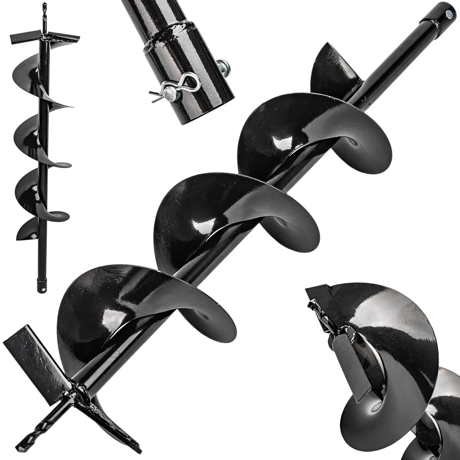 Wiertło do wiertnicy świdra ∅150mm 15x80cm trzpień MAR-POL