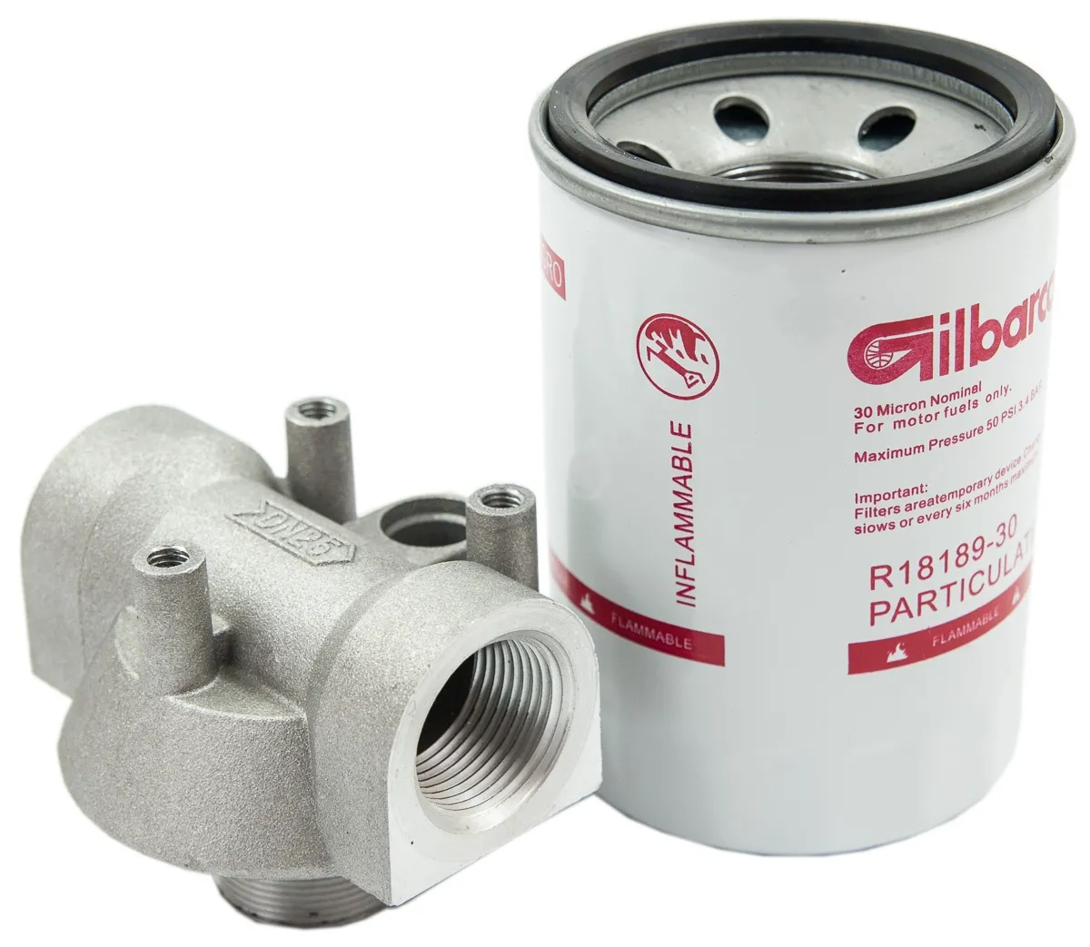 Filtr paliwa do pompy oleju ropy CPN 1" SILVER