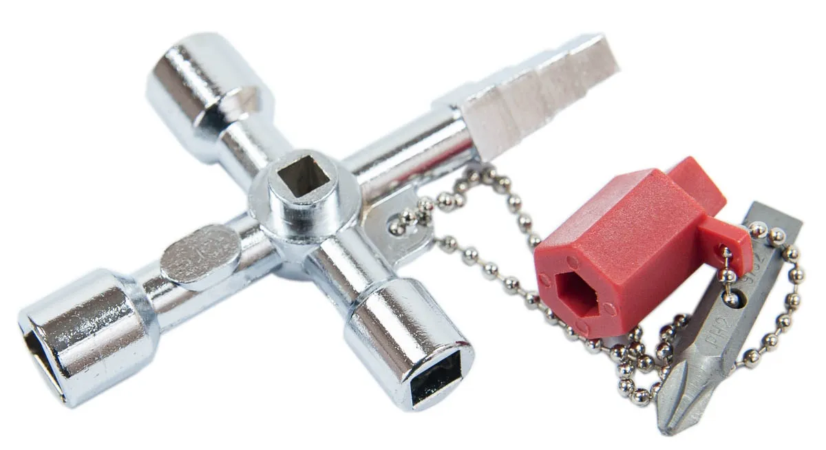 Klucz do szafek technicznych sterowniczych SILVER