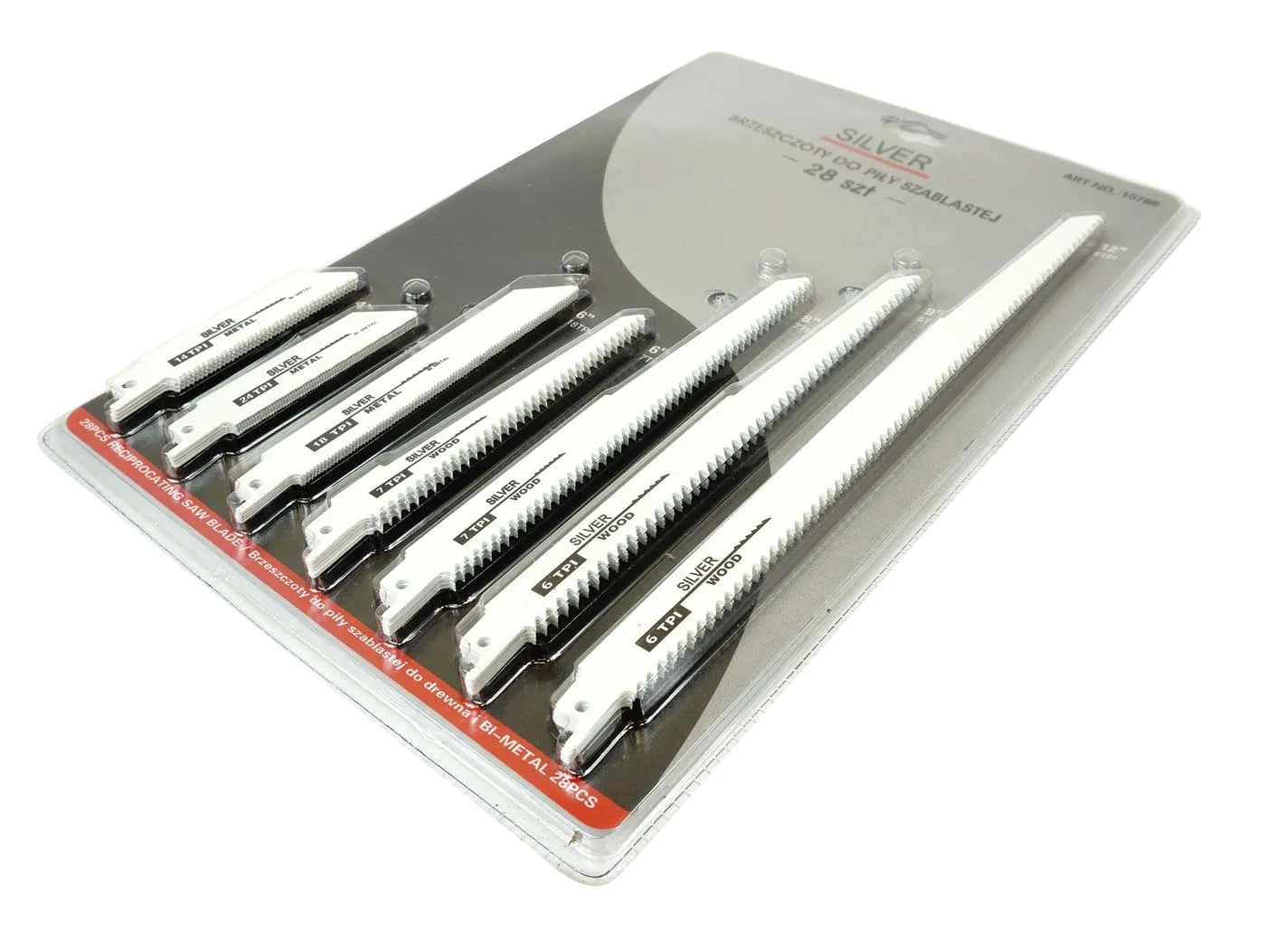 Brzeszczot nożyki do piły szablastej (zestaw 28szt) SILVER