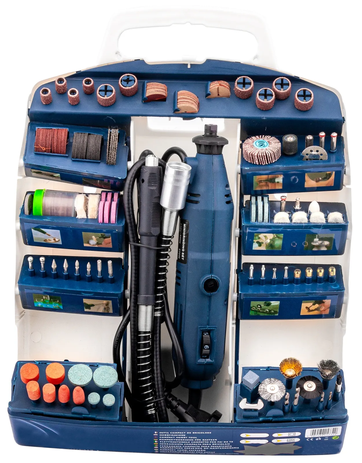 Multiszlifierka (mini szlifierka) DREMEL 270W 300el Frezarka SILVER