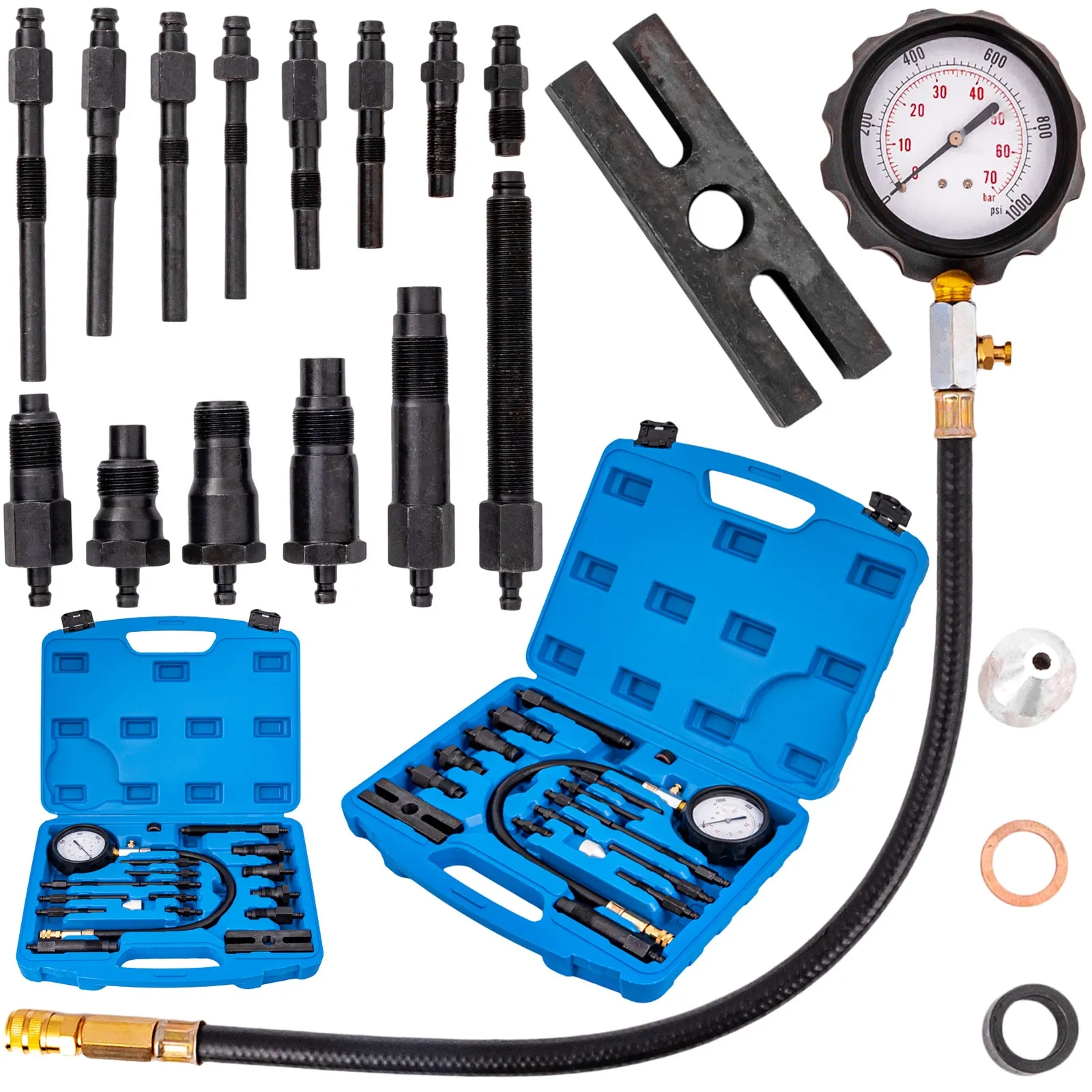 Tester ciśnienia miernik sprężania diesel 17 szt SILVER