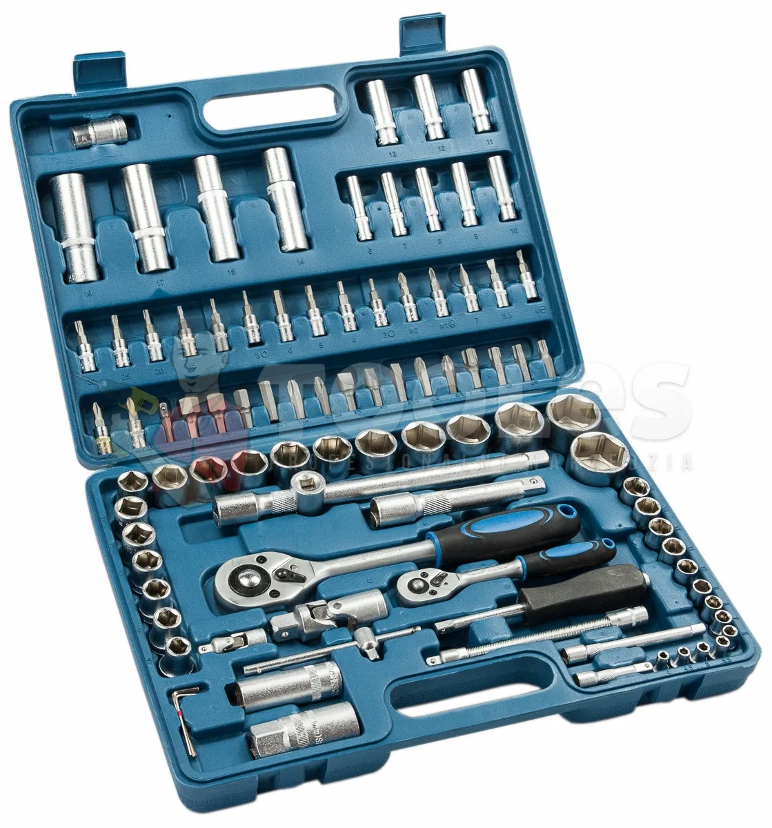 Zestaw narzędziowy klucze nasadowe bity torx 94 sztuk MASTIFF