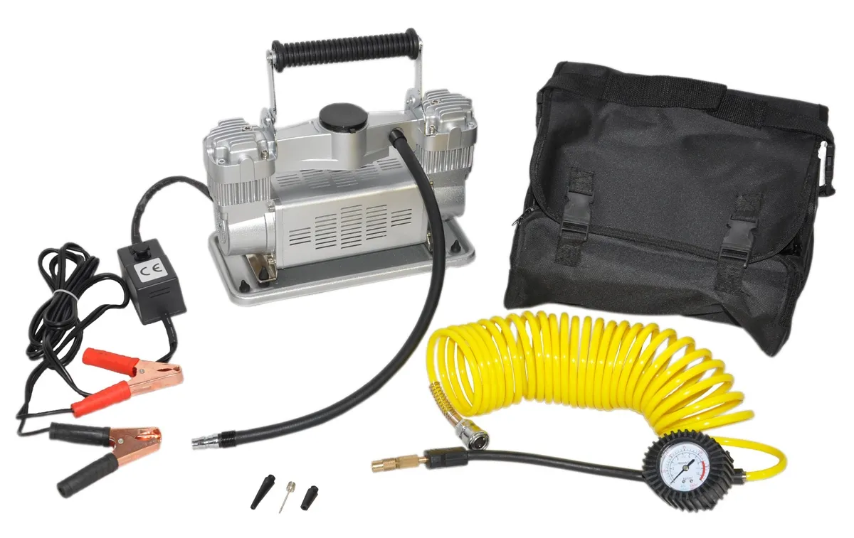 Kompresor sprężarka samochodowy dwutłokowy Titanium B