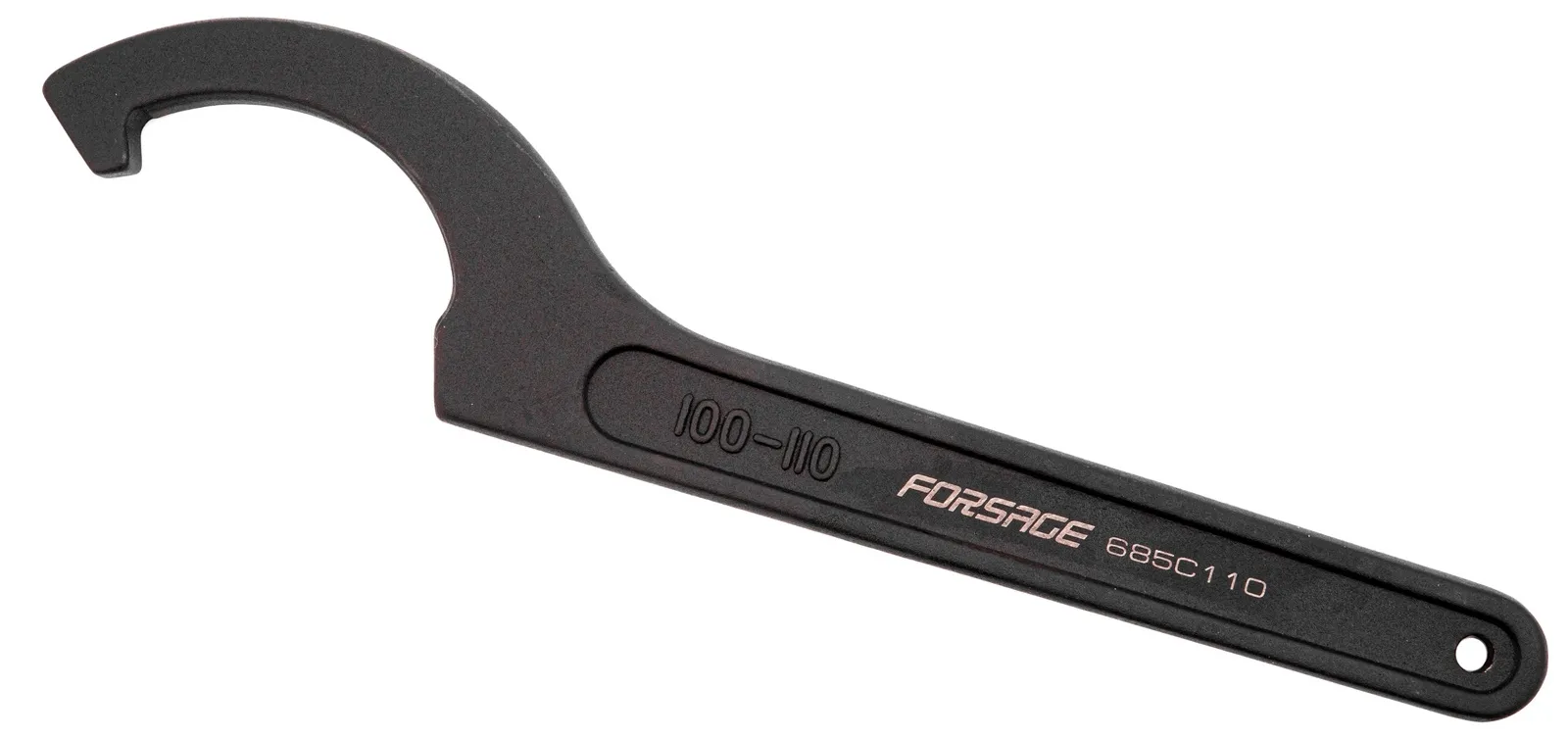 Klucz hakowy z noskiem do nakrętek RF - 100-110 mm FORSAGE