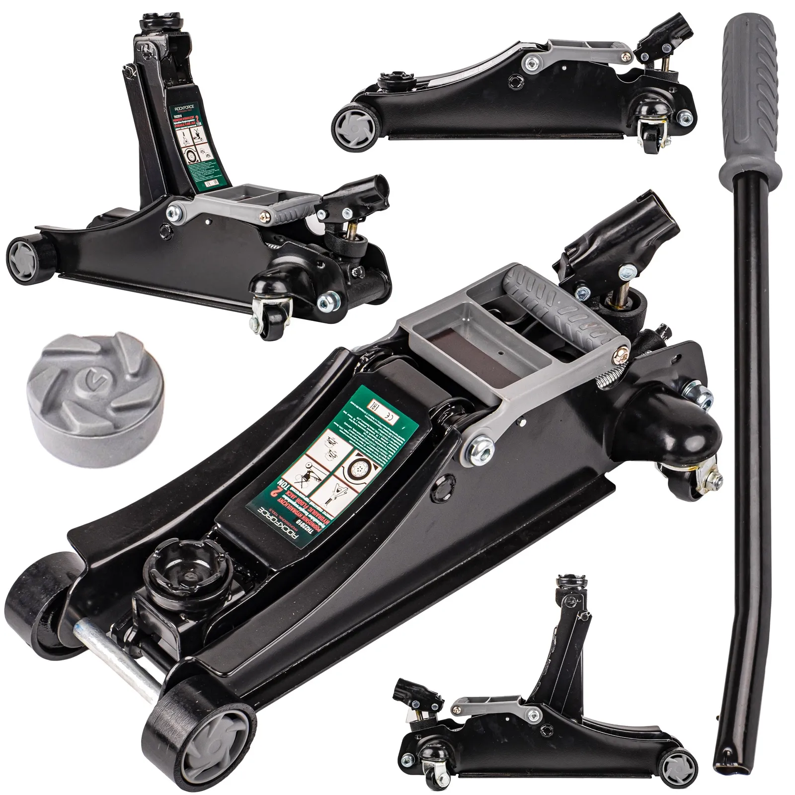 Podnośnik samochodowy niskoprofilowy żaba 2T ROCKFORCE