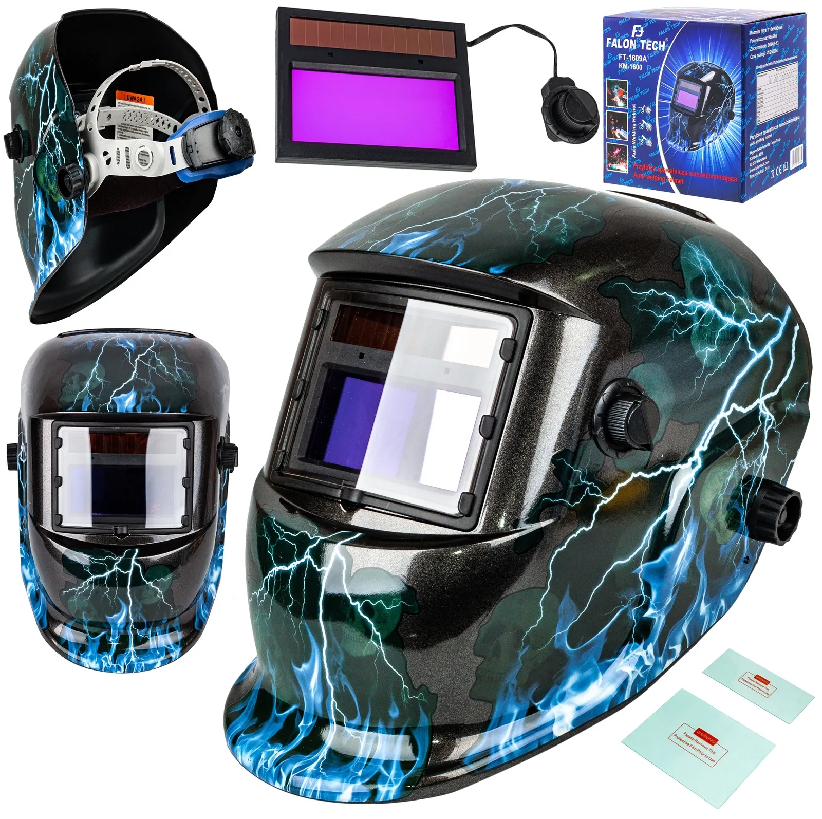 Maska spawalnicza przyłbica samościemniająca Błyskawica FALON-TECH