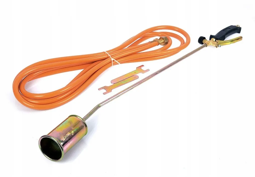 Palnik gazowy dekarski do opalania papy dachu 85cm przewód 5m FALON-TECH