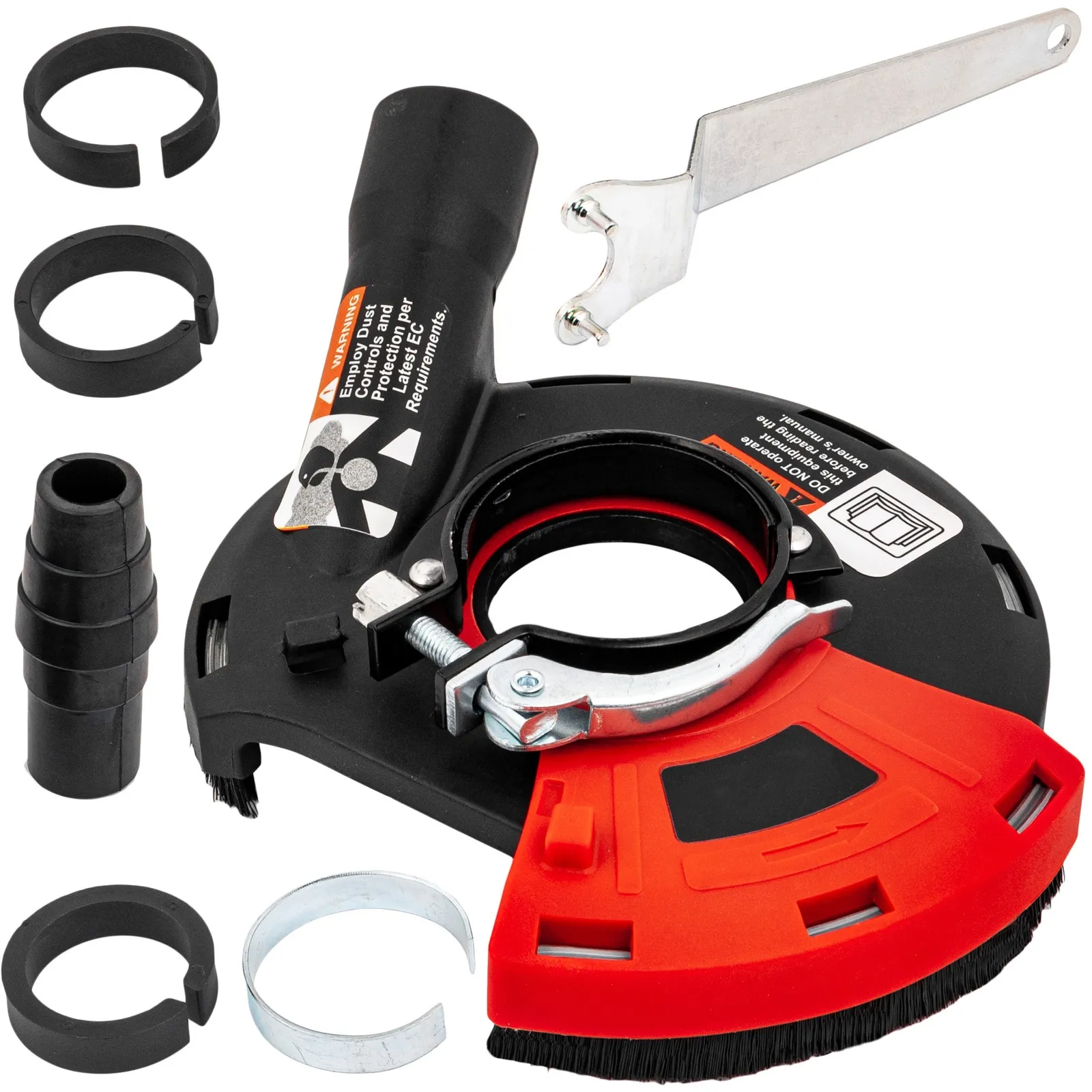 Osłona przeciwpyłowa odsysająca do szlifierki 115-125 mm FALON-TECH