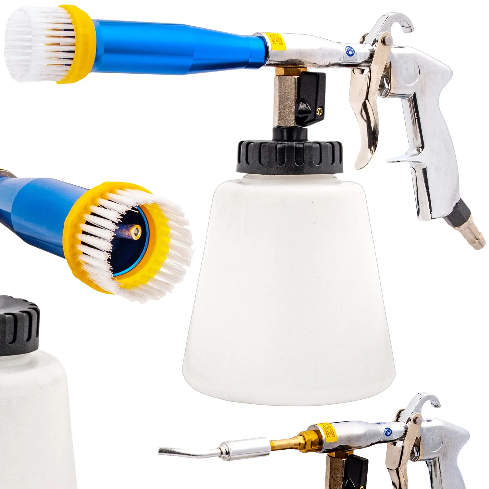 Pistolet do prania mycia tapicerki auta Tornador pianownica (stalowa) FALON-TECH