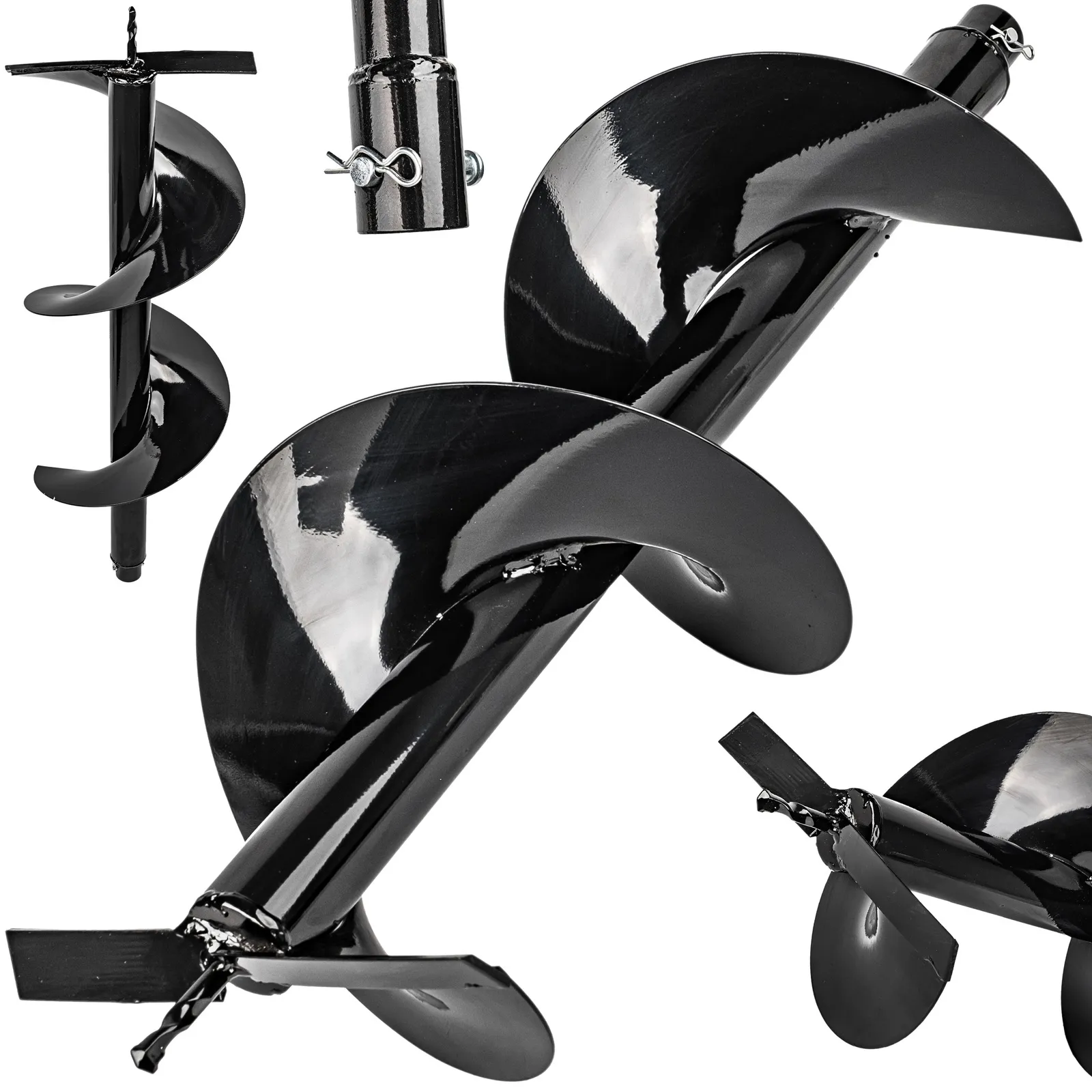 Wiertło do wiertnicy świdra ∅250mm 25x80cm trzpień MAR-POL