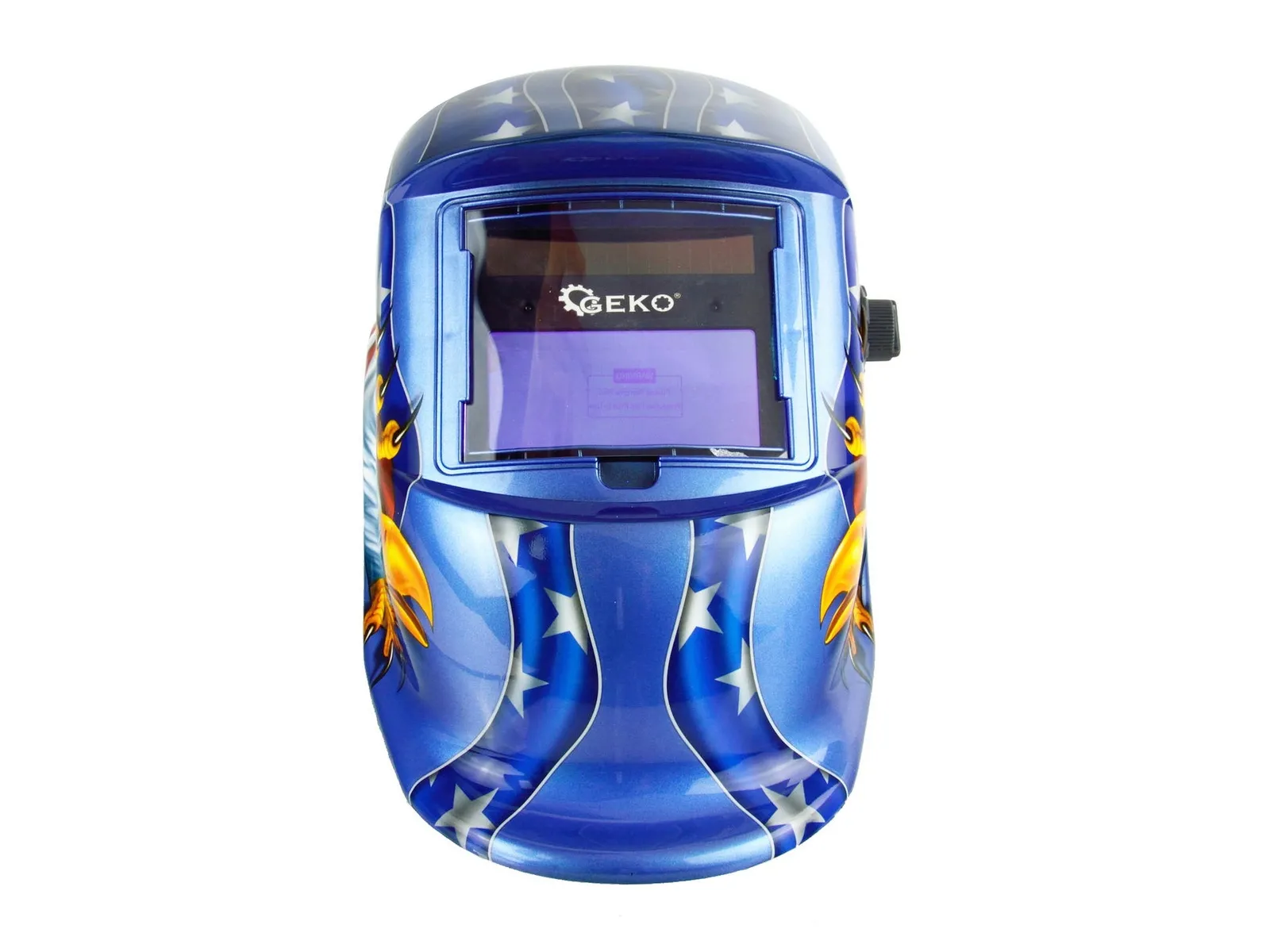 Maska spawalnicza przyłbica samościemniająca Blue GEKO