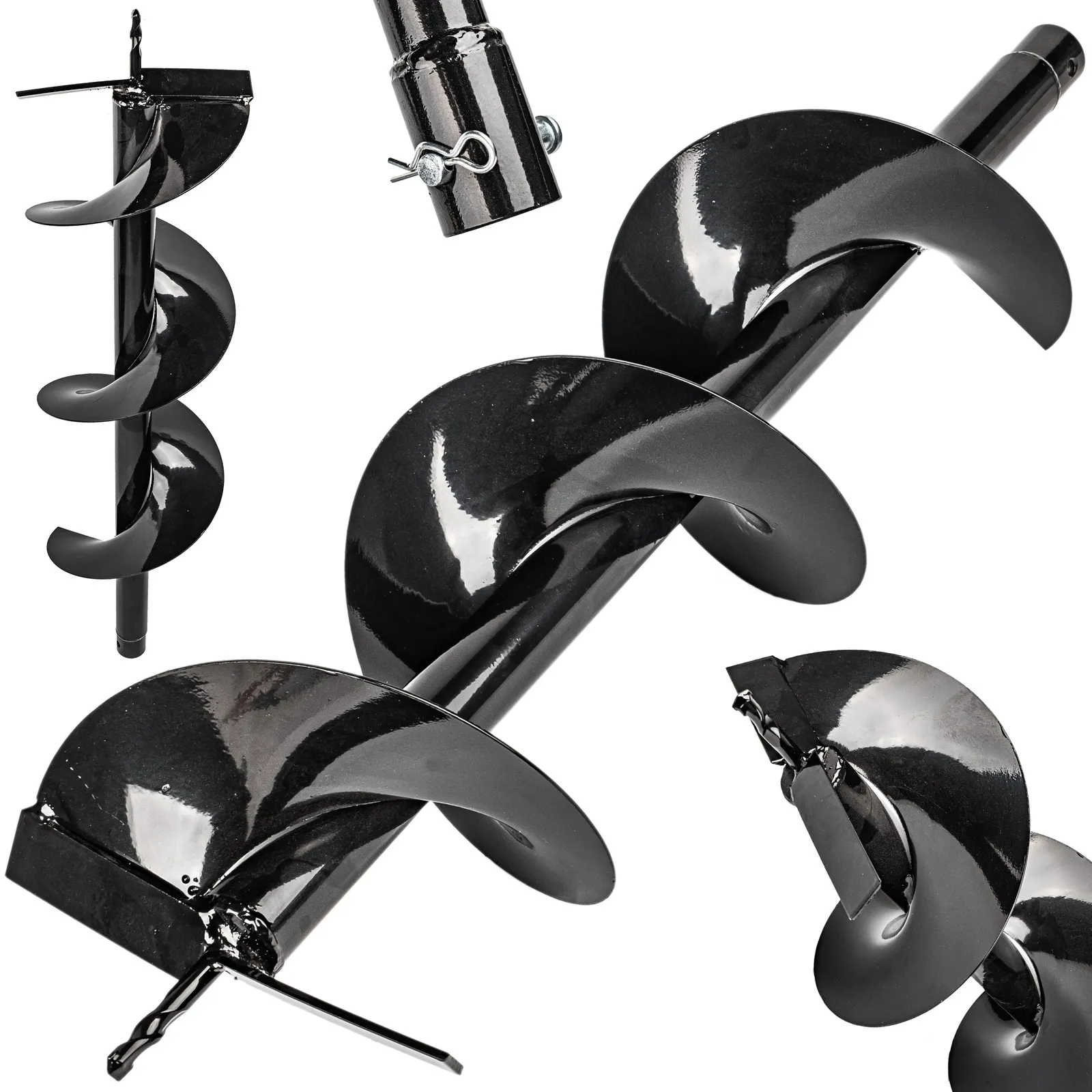 Wiertło do wiertnicy świdra ∅200mm 20x80cm trzpień MAR-POL