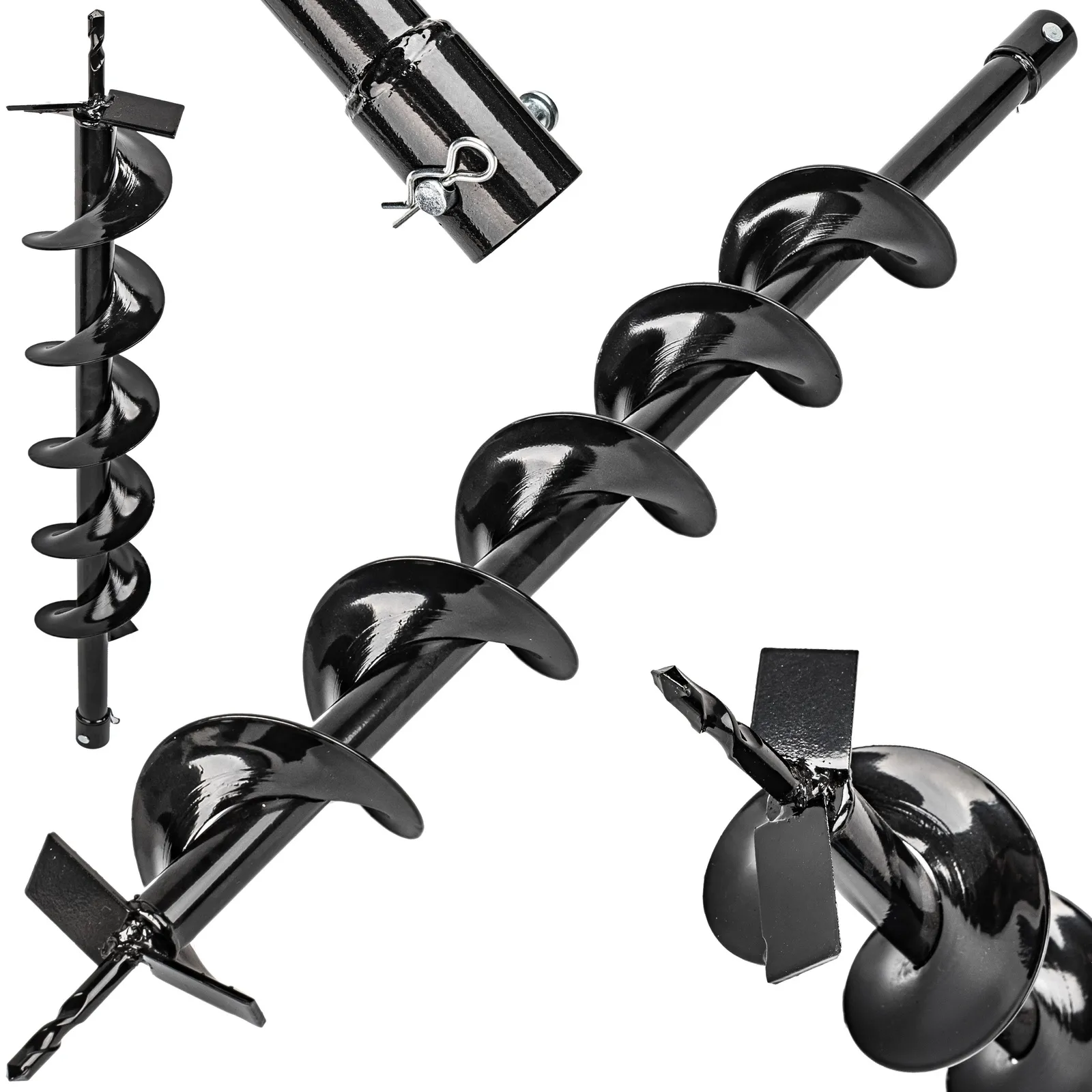 Wiertło do wiertnicy świdra ∅100mm 10x80cm trzpień MAR-POL