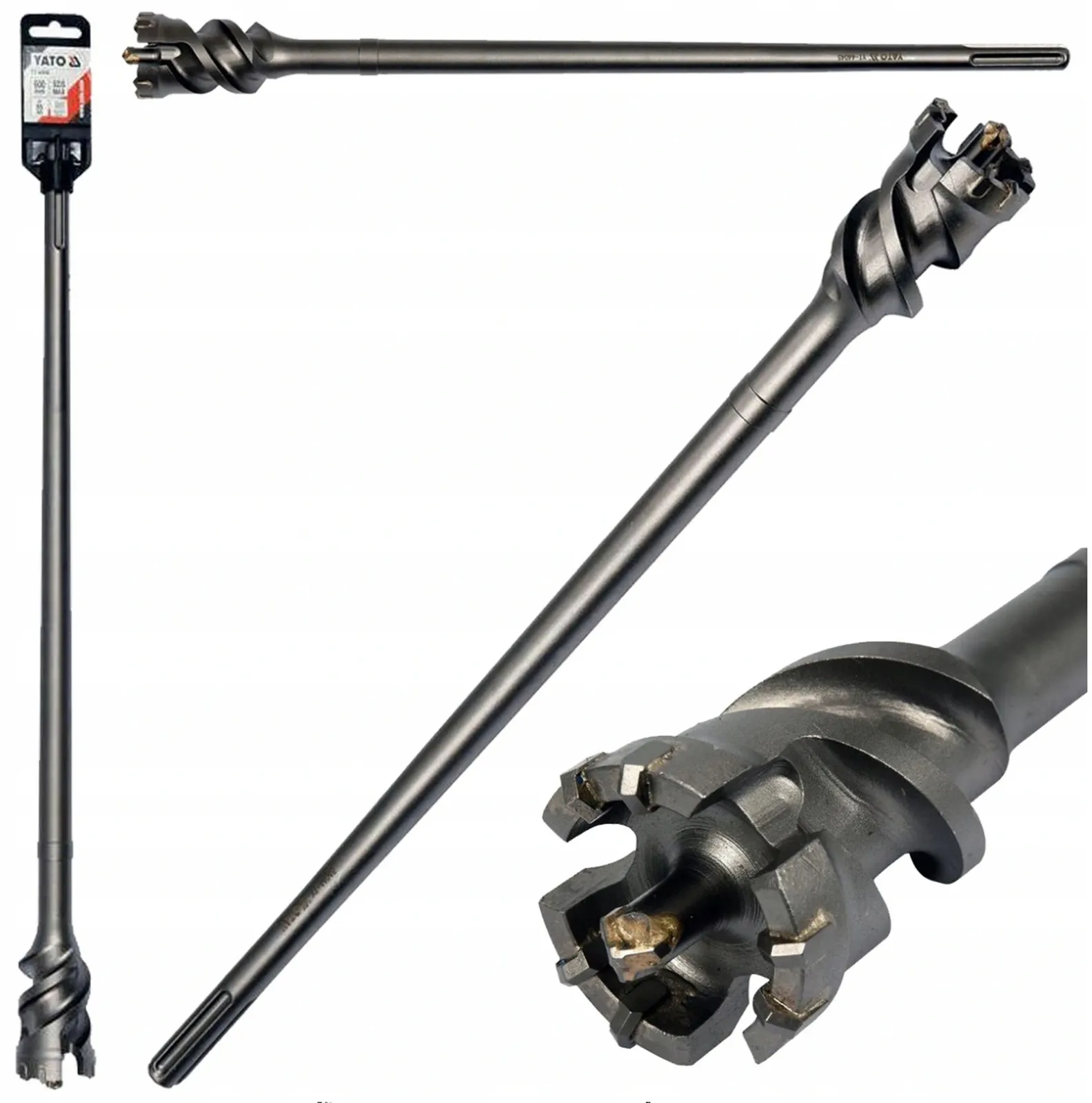 Wiertło przebiciowe do betonu 55mm 600mm SDS Max YATO