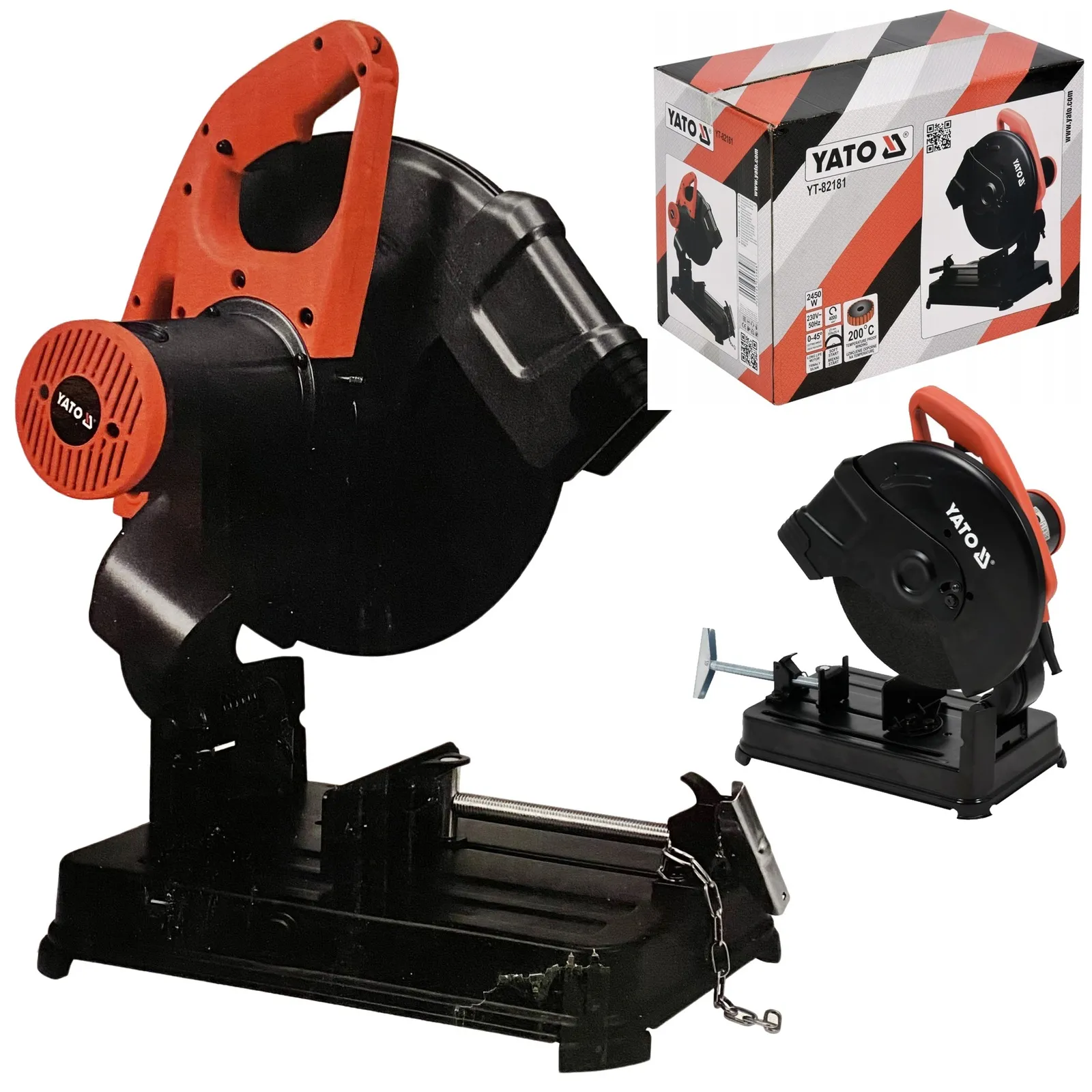 Przecinarka do metalu 2450W 355mm łagodny start YATO