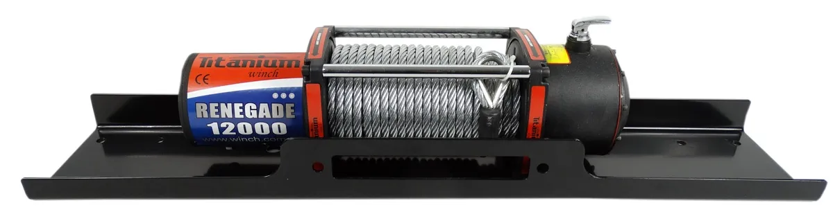 Płyta montażowa do wyciągarki wciągarki elektrycznej 12V Titanium