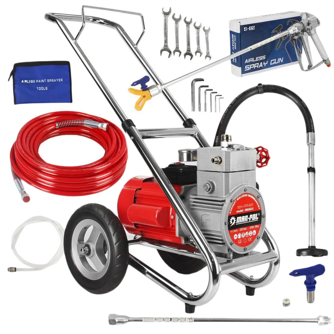 Agregat malarski do malowania Membranowy Hydrodynamiczny 225 bar MAR-POL