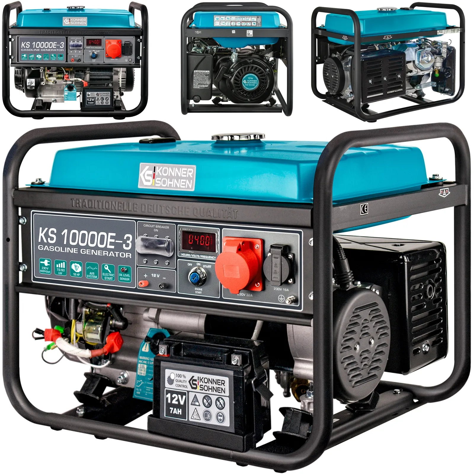 Agregat generator prądu benzynowy KS 10000E-3 Könner & Söhnen KS