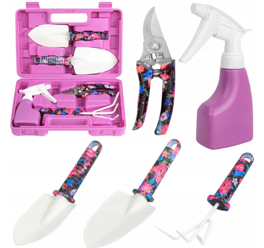 Zestaw narzędzi ogrodnicznych 5szt. walizka TellyTools TRADE HOUSE