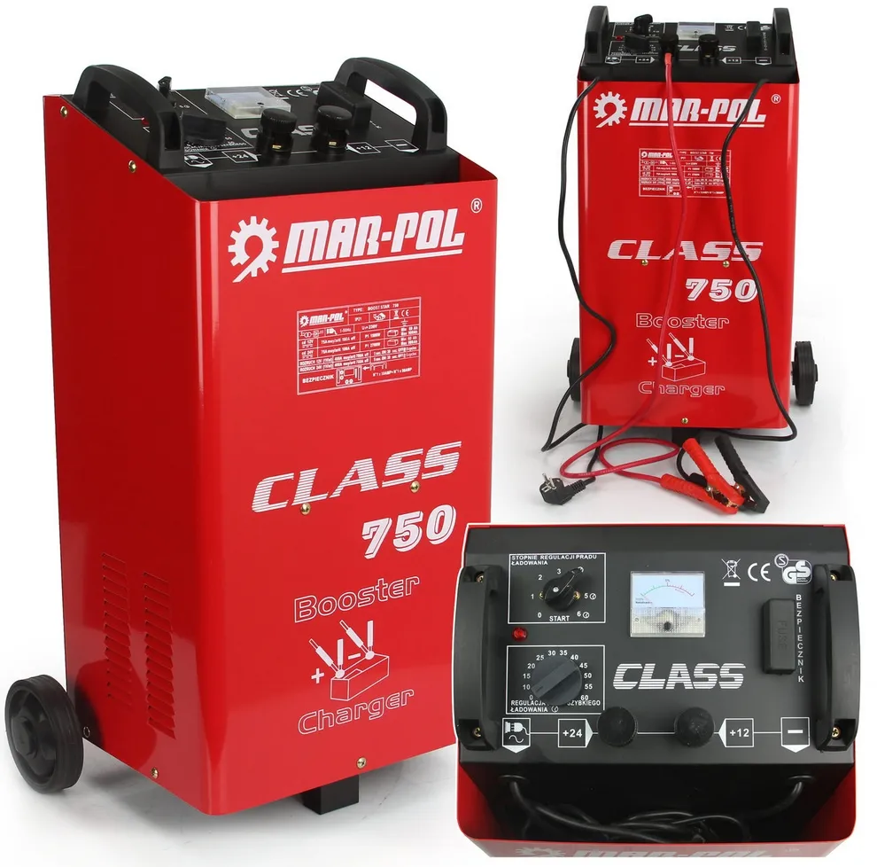 Prostownik z rozruchem rozruch 750 12V 24V 700A MAR-POL