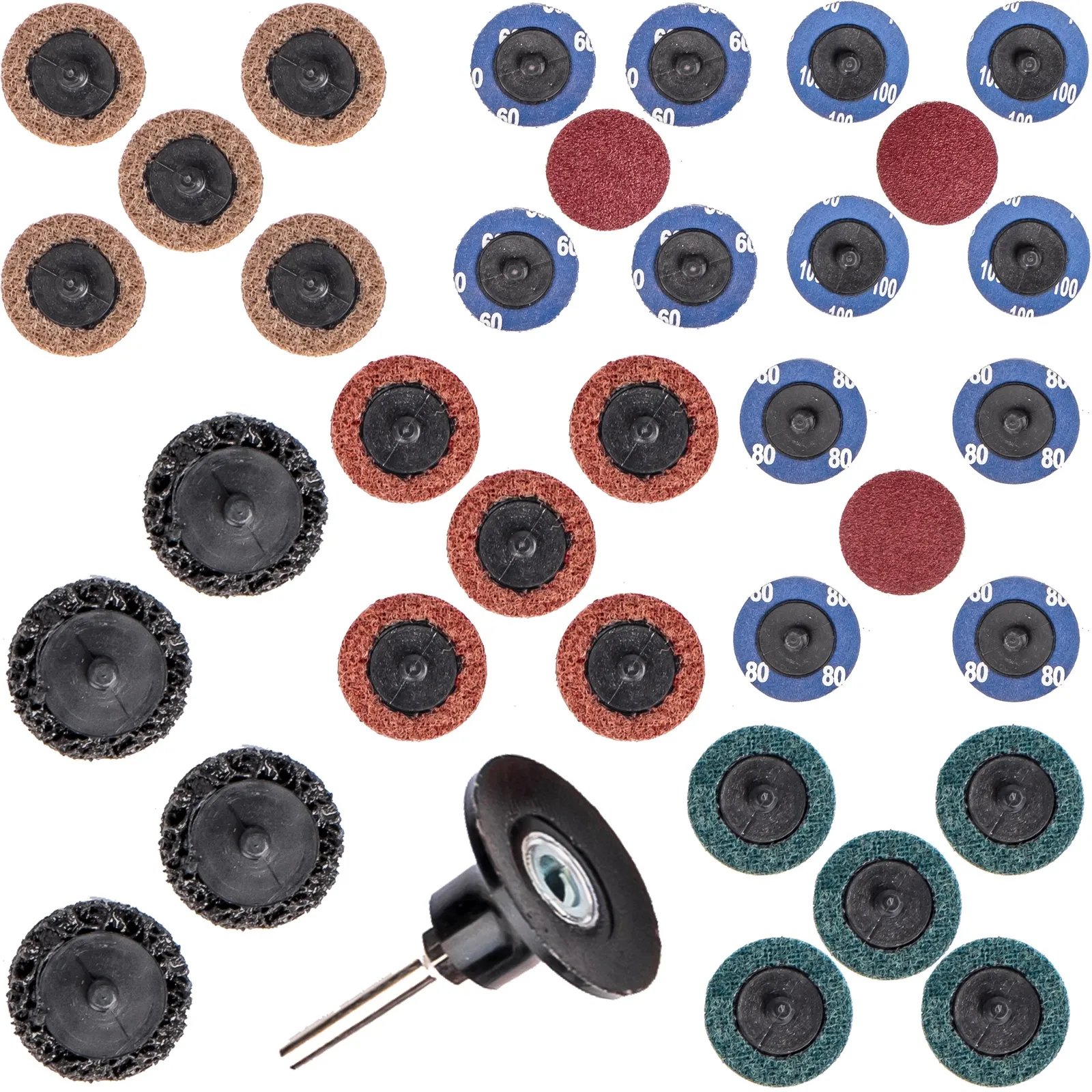 Szczotki do czyszczenia piast i tarcz hamulcowych zestaw 35 el. Falon-Tech