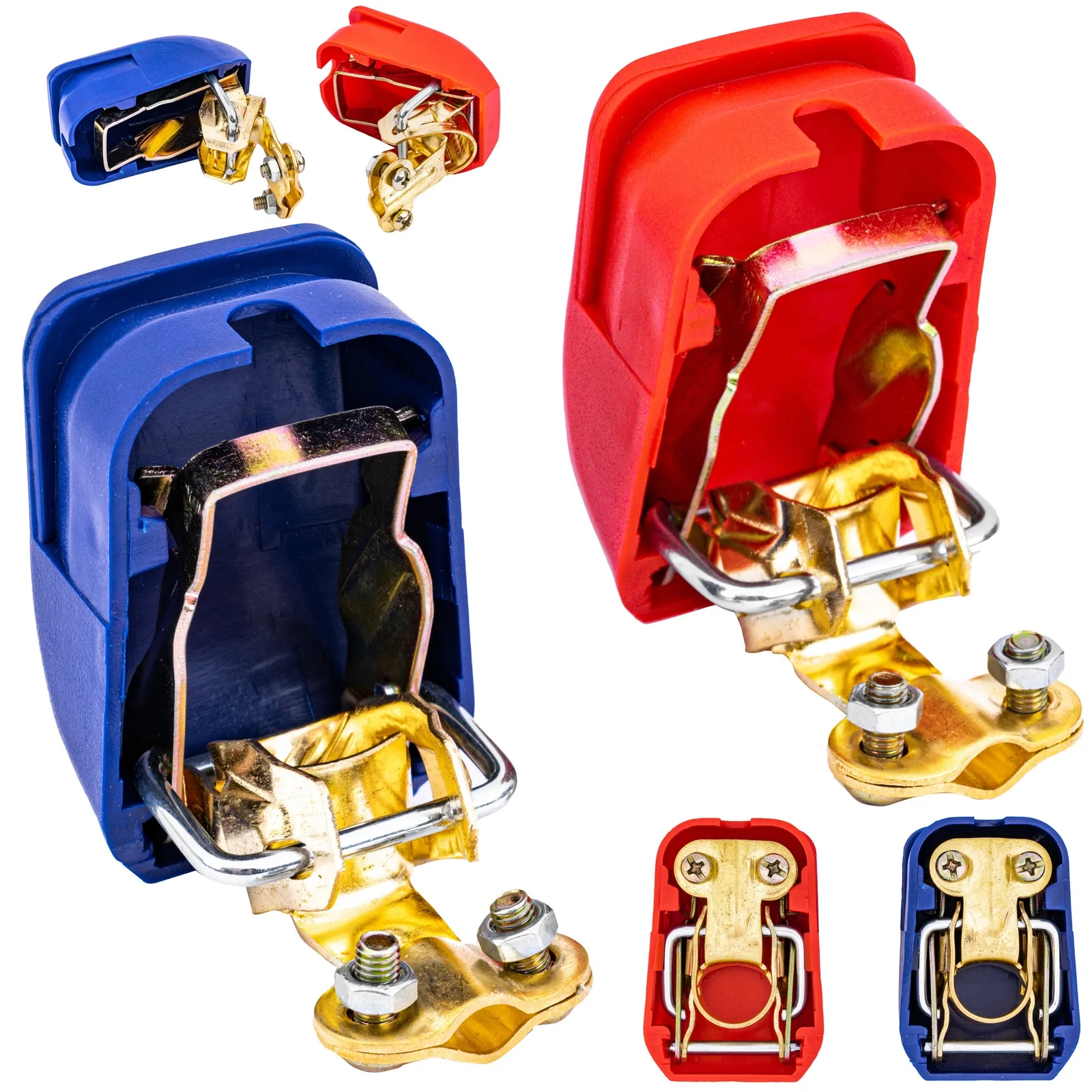 Klemy samozaciskowe uniwersalne do akumulatora 800A 2 SZT FALON-TECH