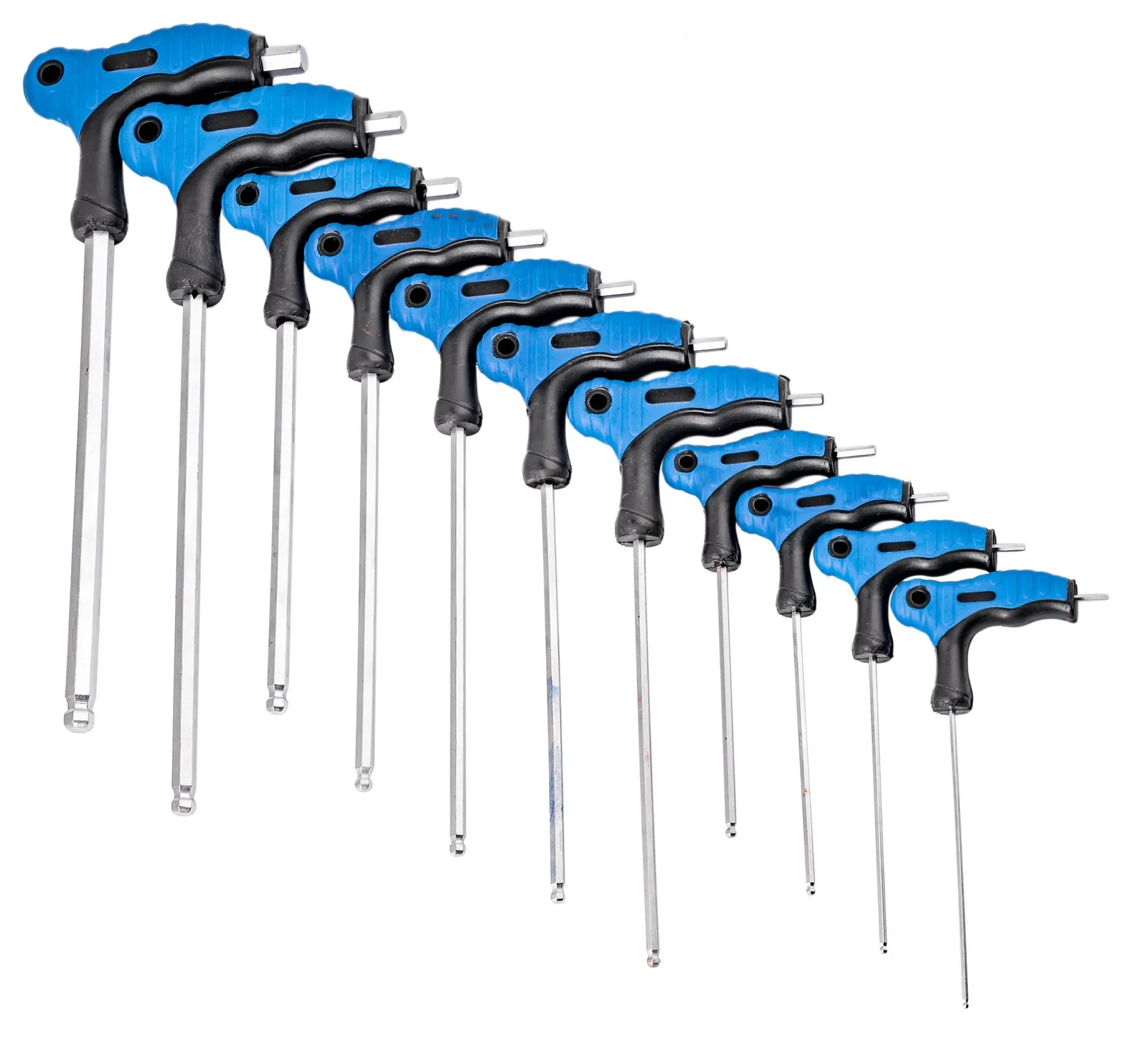 Śrubokręty kątowe imbusowe młoteczki typ T 11 EL SILVER