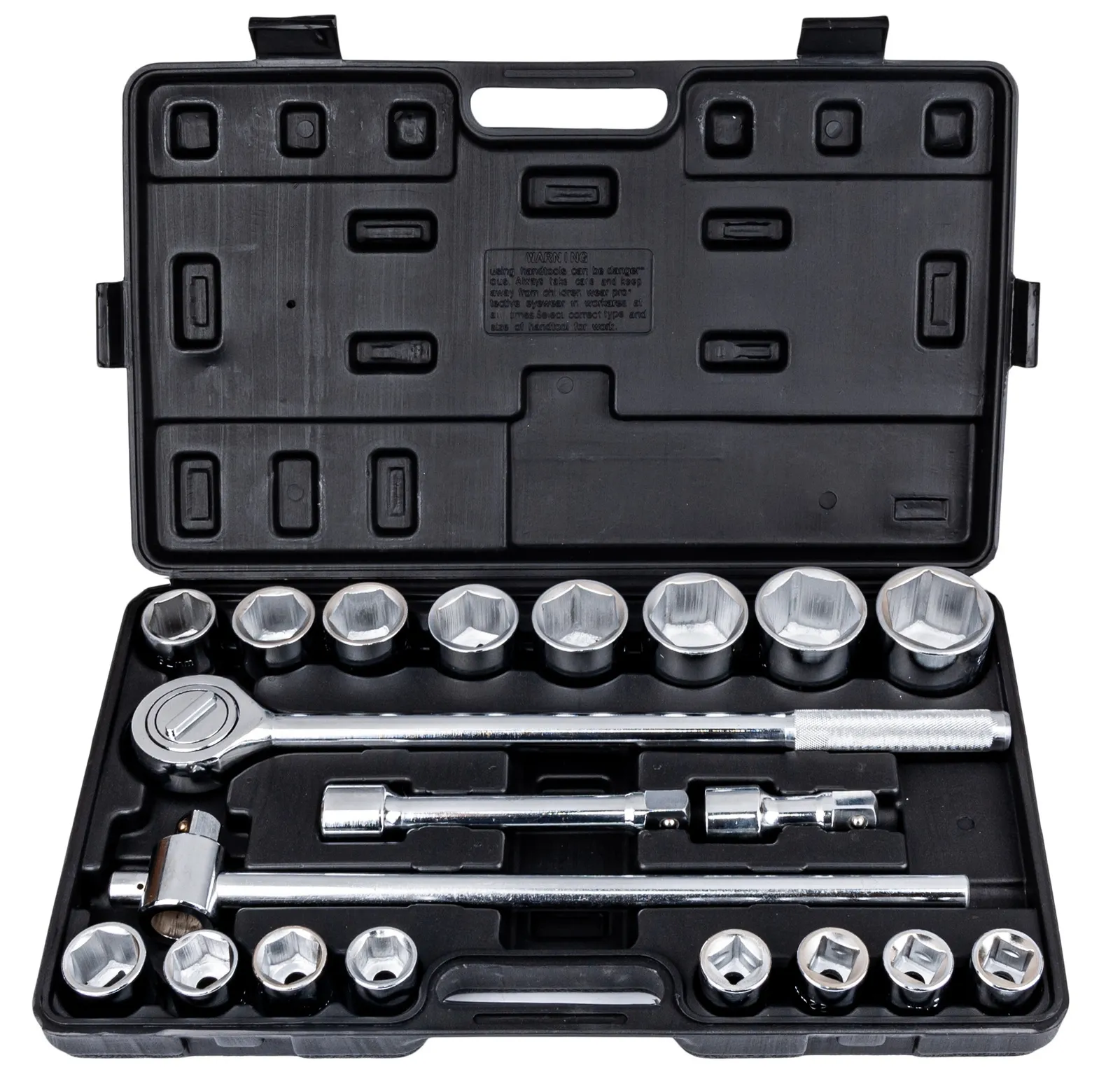 Klucze nasadowe zestaw 21 elementów 3/4" GEKO