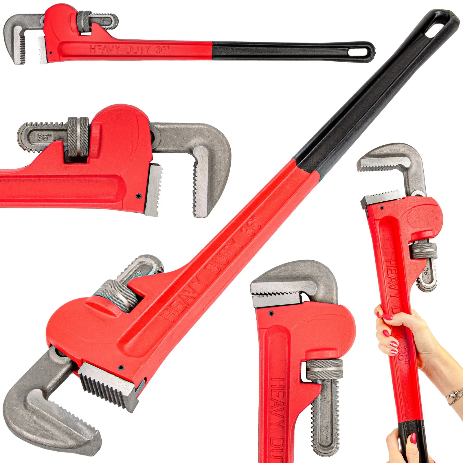 Klucz hydrauliczny do rur STILLSON 36" 770 mm SILVER