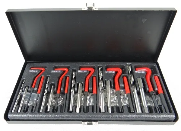 Zestaw do naprawy gwintów M5-M12 131szt gwintowniki FALON-TECH