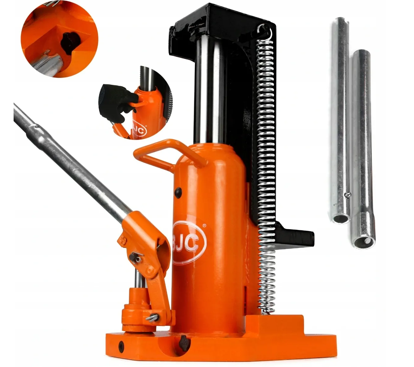 Podnośnik hydrauliczny maszynowy kolejowy 10T TIR BJC