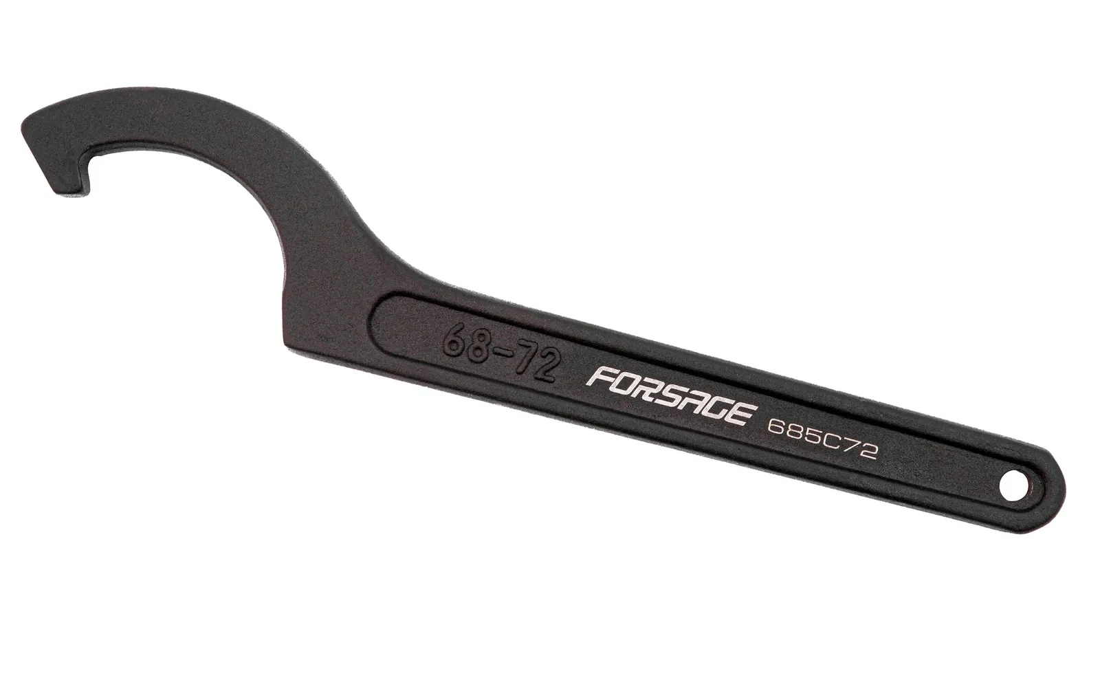 Klucz hakowy z noskiem do nakrętek 68-72 mm FORSAGE