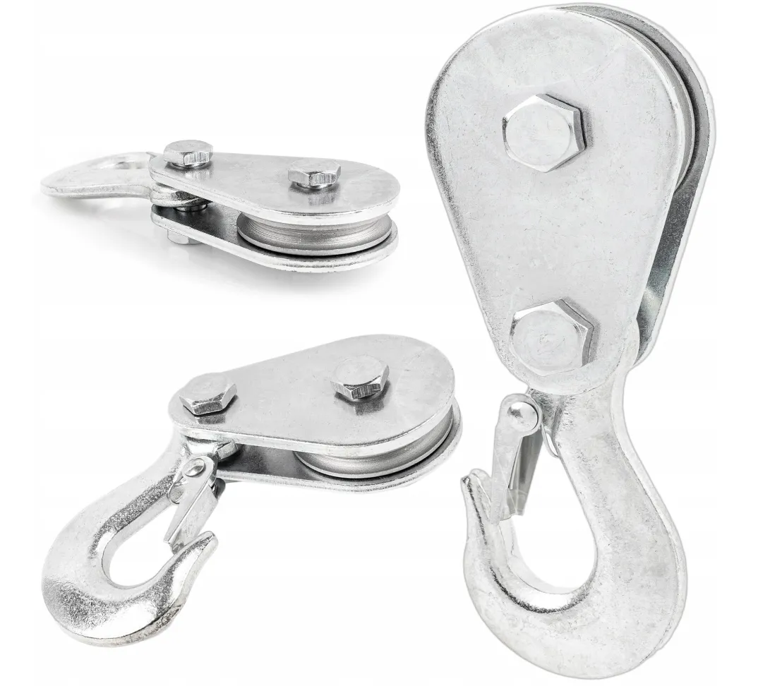 Wyciągarka zblocze z hakiem do wyciągarki linowej bloczek budowlany 1T ATV TITANIUM WINCH